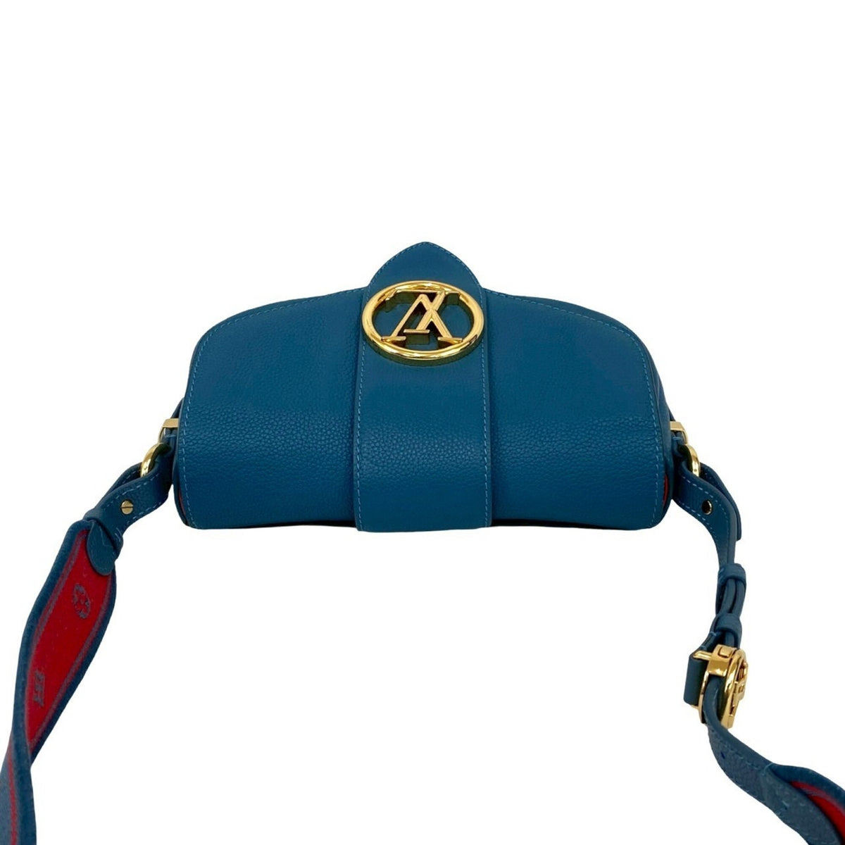 Louis Vuitton Blue Leather Pochette Shoulder Bag (Pre-Owned)