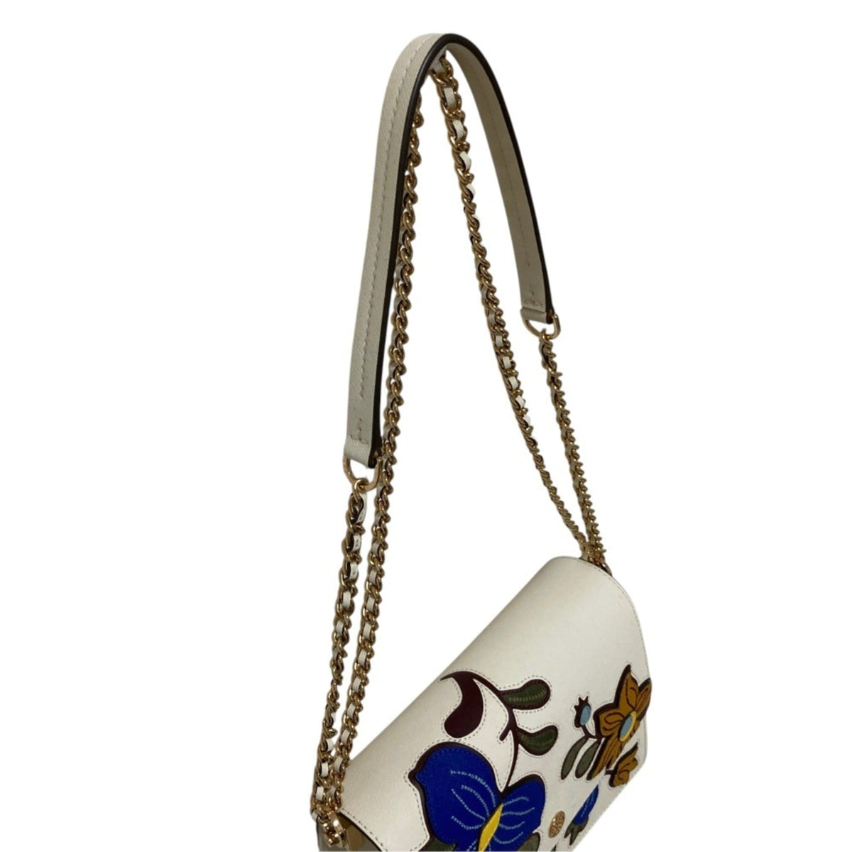 Tory Burch White Shoulder Bag (Pre-Owned)