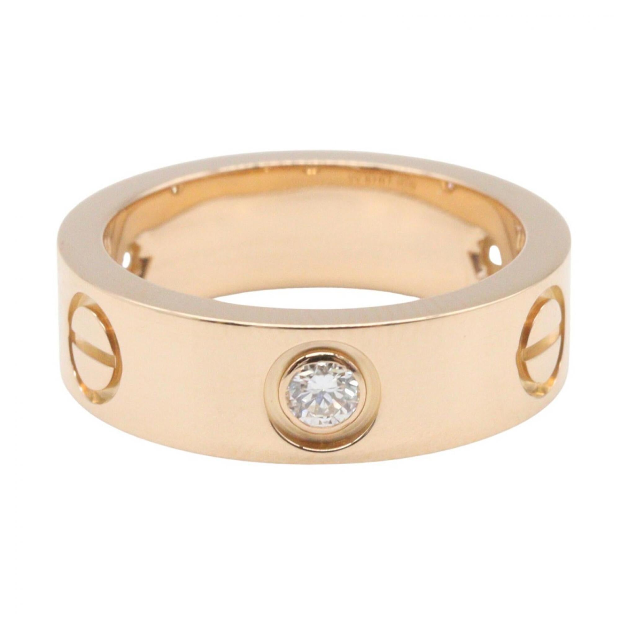 Cartier Gold Clear Pink Gold (18K) Band Ring (Pre-Owned)