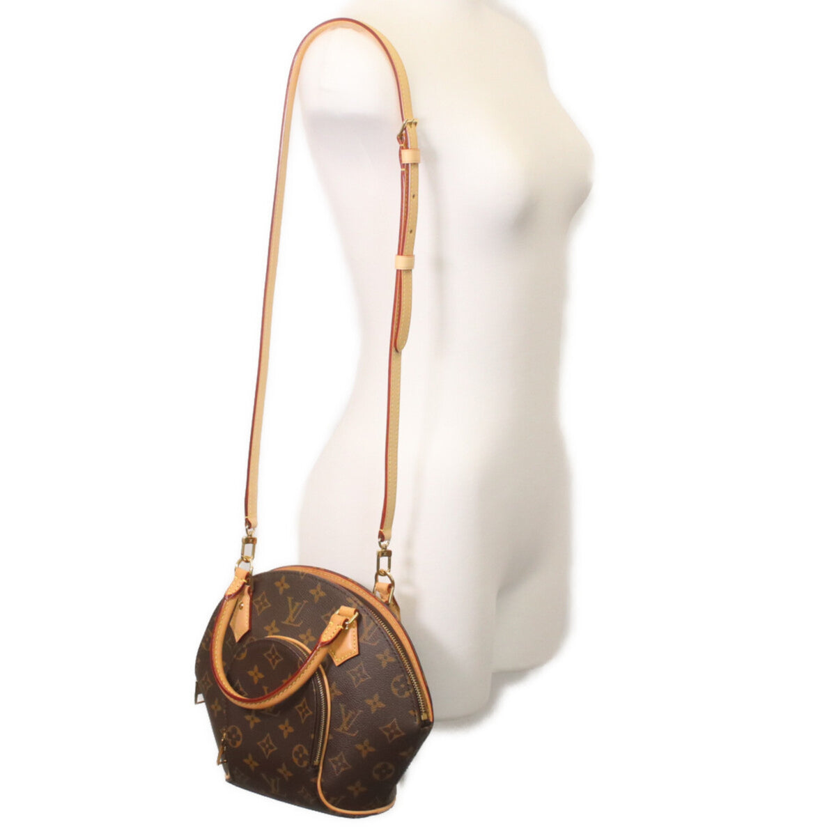 Louis Vuitton Brown Monogram Shoulder Bag (Pre-Owned)