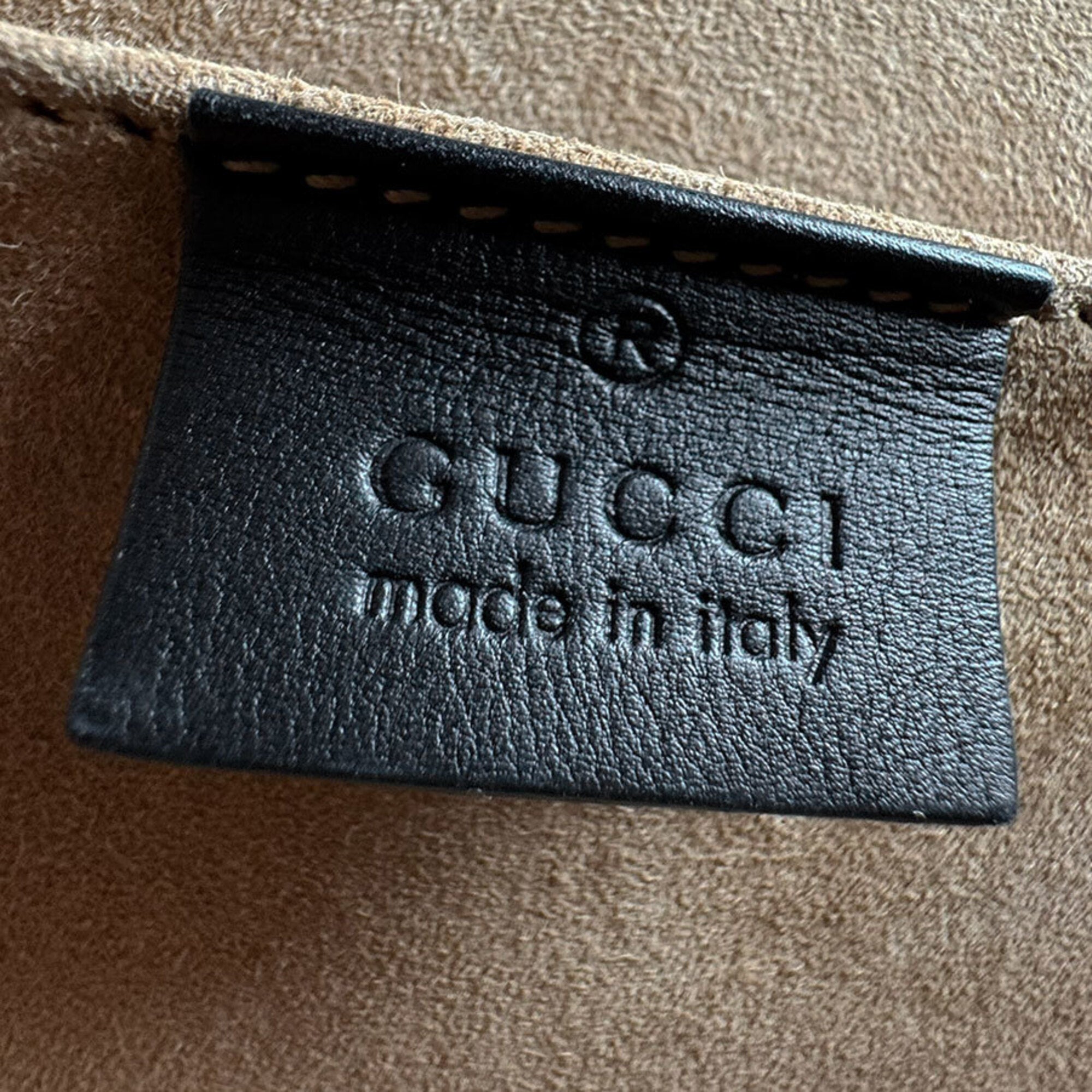 Gucci Black Leather Shoulder Bag (Pre-Owned)