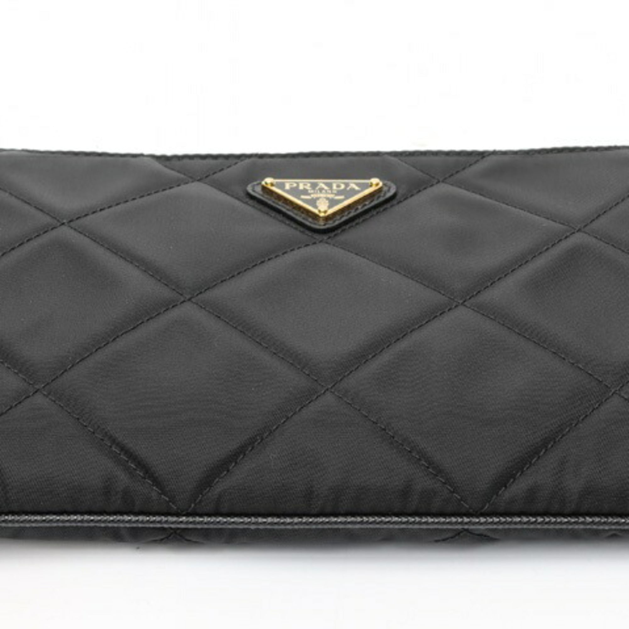 Prada Black Nylon Pouch Shoulder Bag (Pre-Owned)