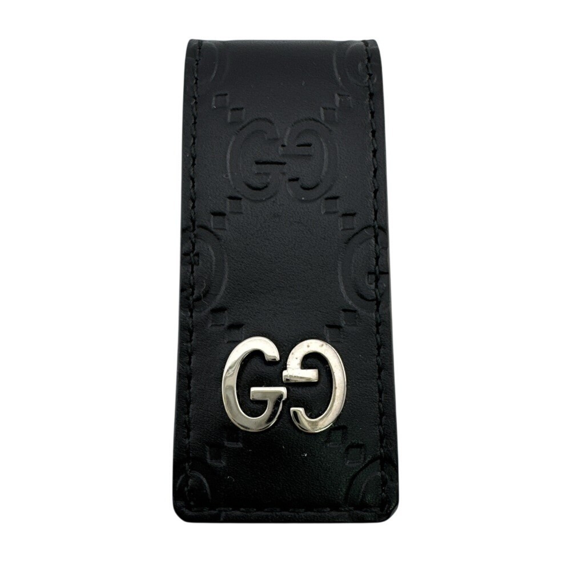 Gucci Black Leather Money Clip (Pre-Owned)