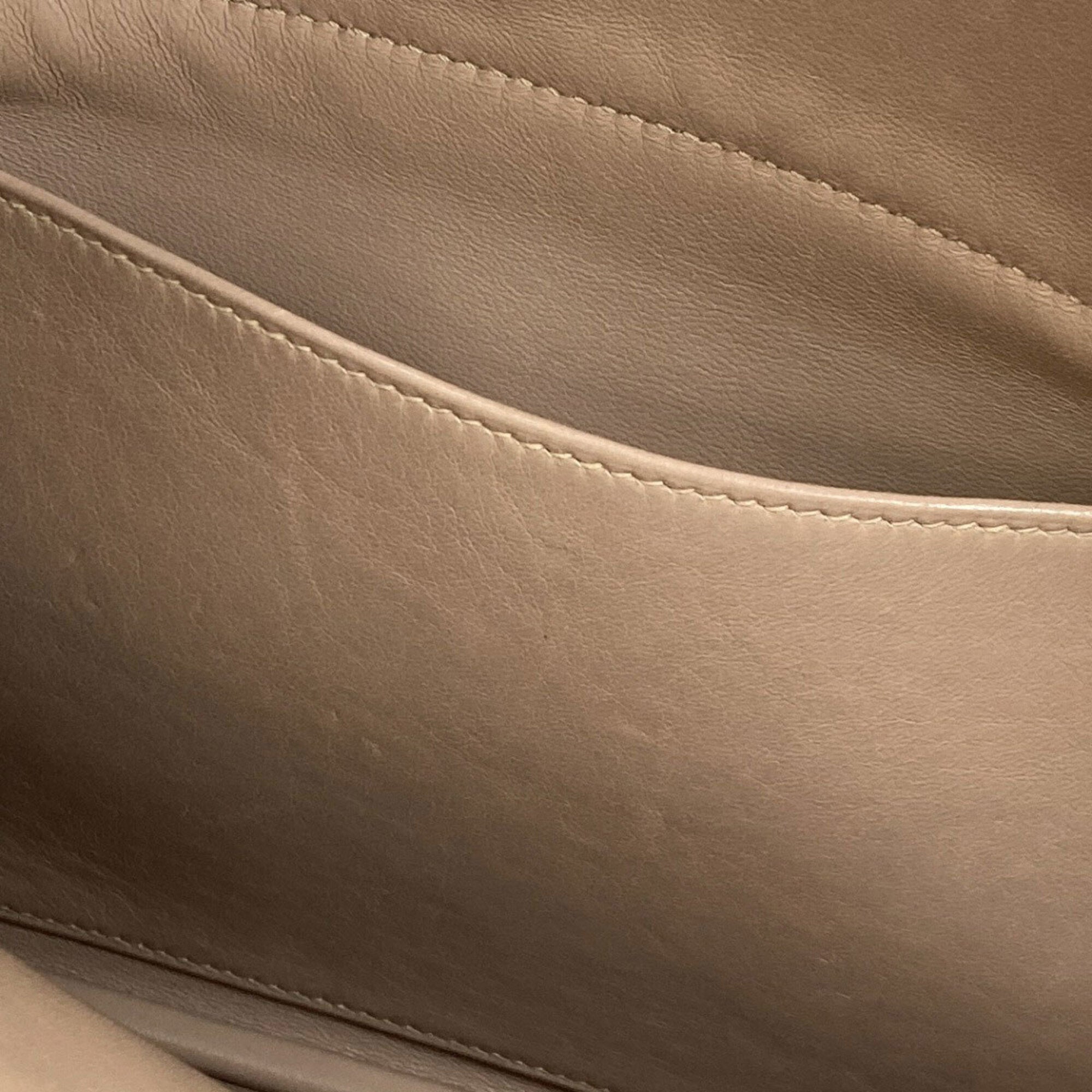 Hermes Taurillon Clemence Leather Handbag (Pre-Owned)
