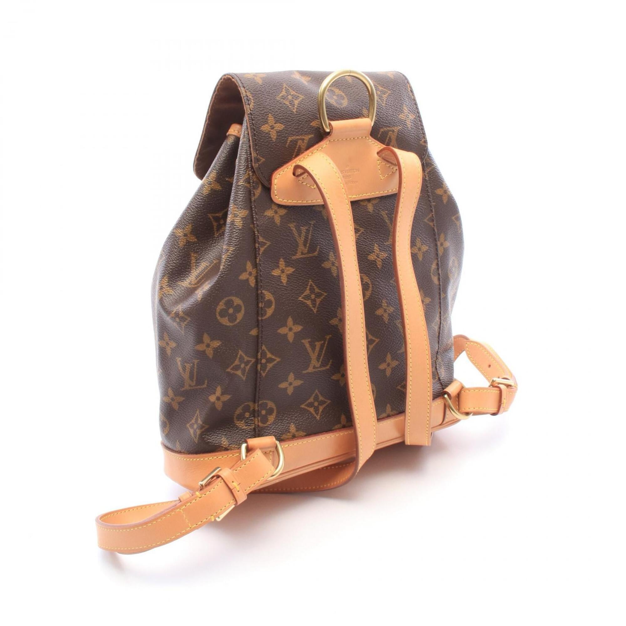 Louis Vuitton Brown Monogram Monogram Leather Backpack (Pre-Owned)