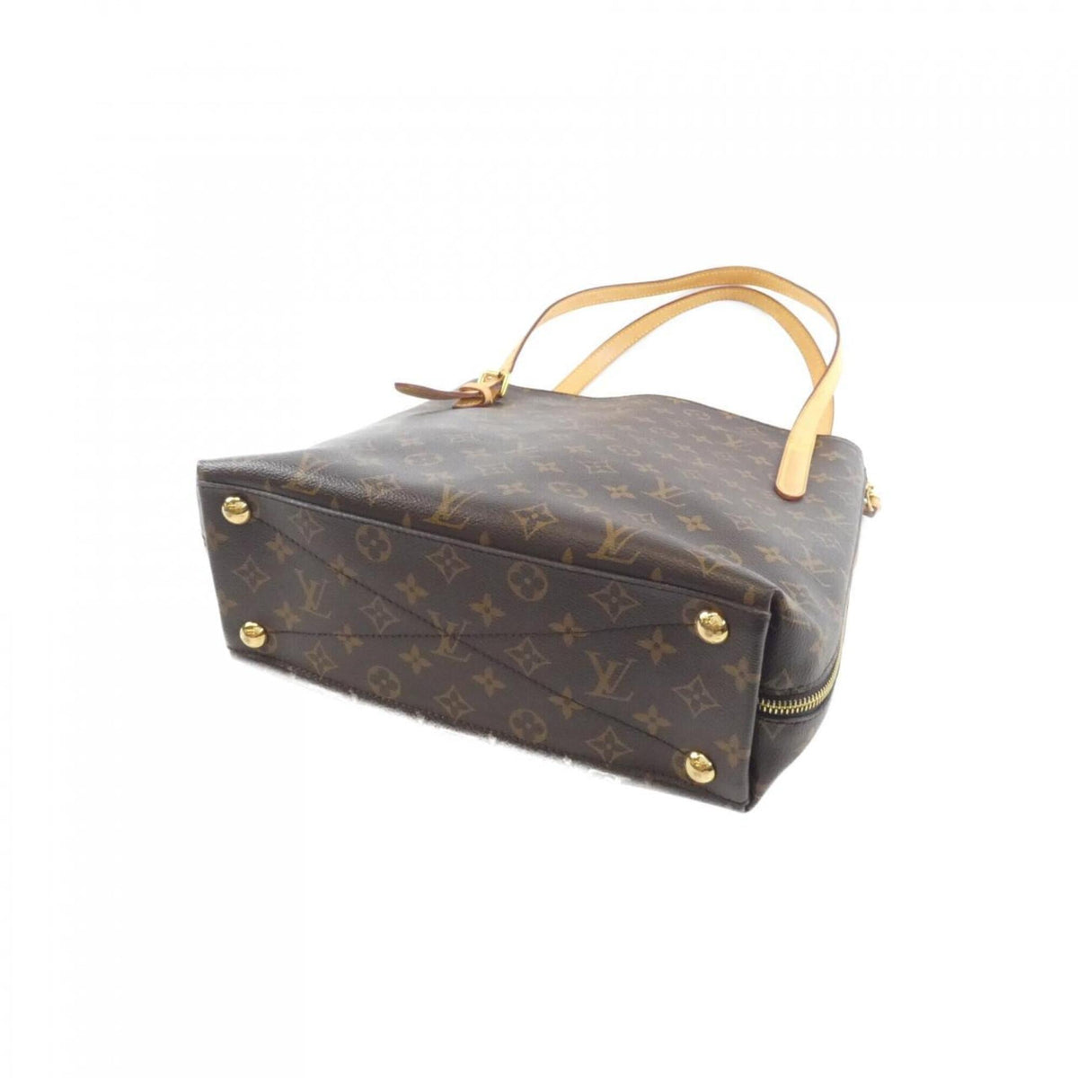 Louis Vuitton Monogram Marron Coated Canvas Shoulder Bag (Pre-Owned)