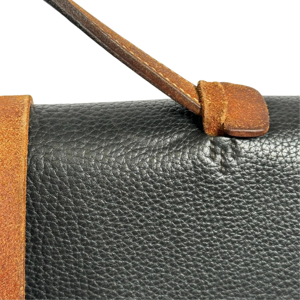 Hermes Black Fjord Leather Document Case (Pre-Owned)