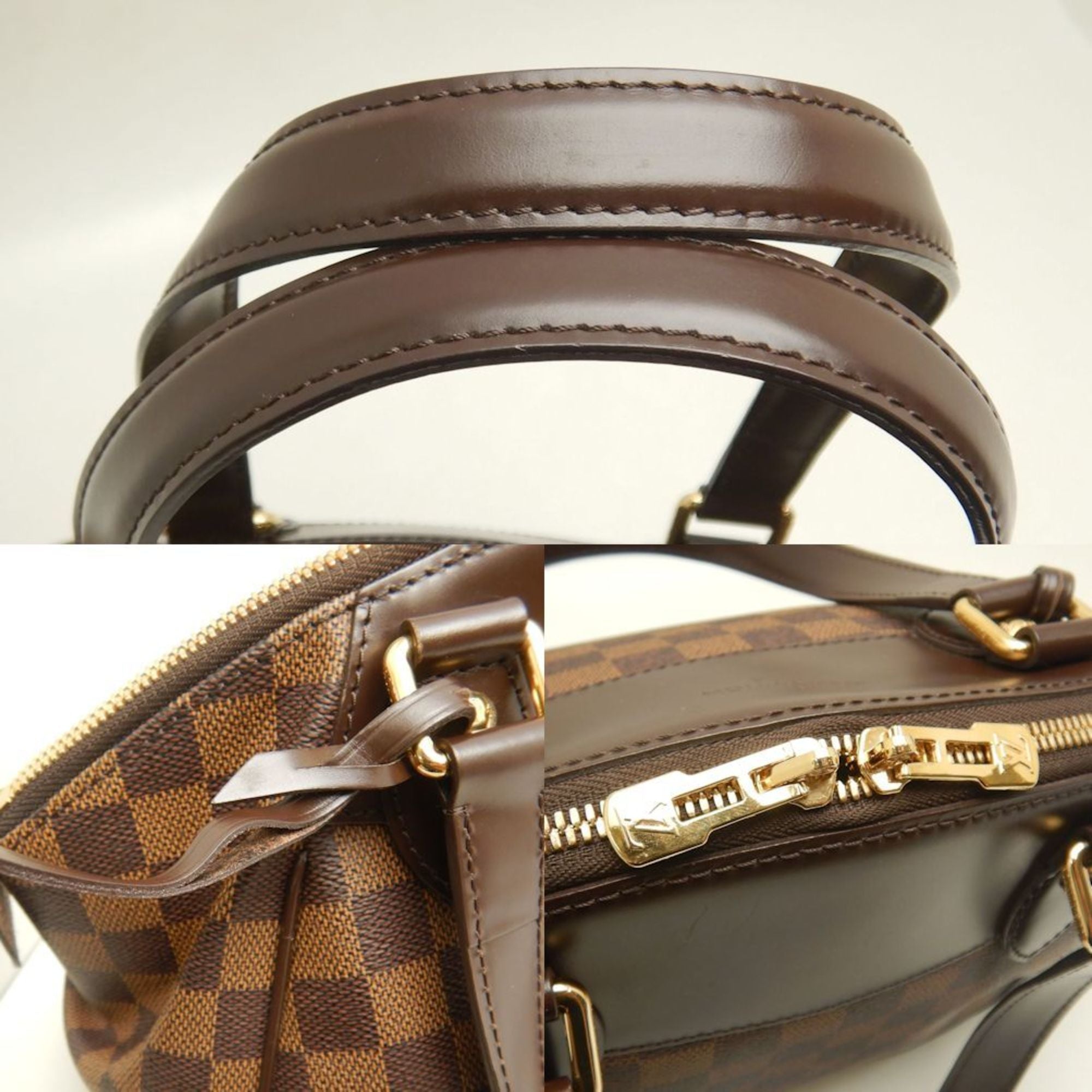 Louis Vuitton Damier Canvas Ebene Damier Canvas Handbag (Pre-Owned)