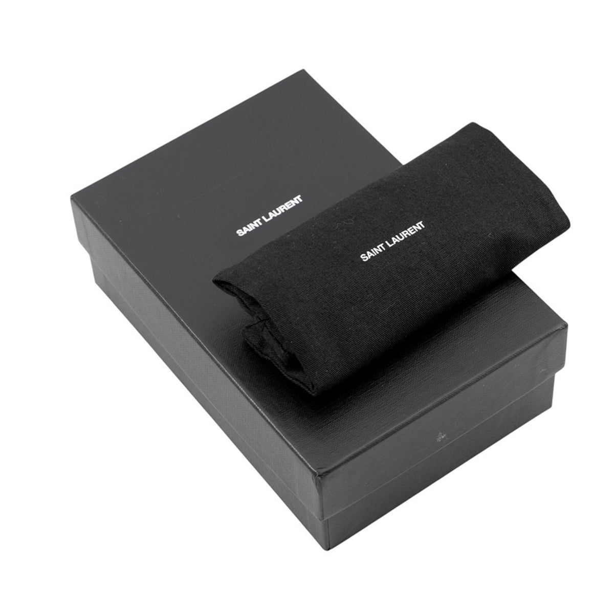 Yves Saint Laurent Green Leather Wallet (Bi-Fold) (Pre-Owned)