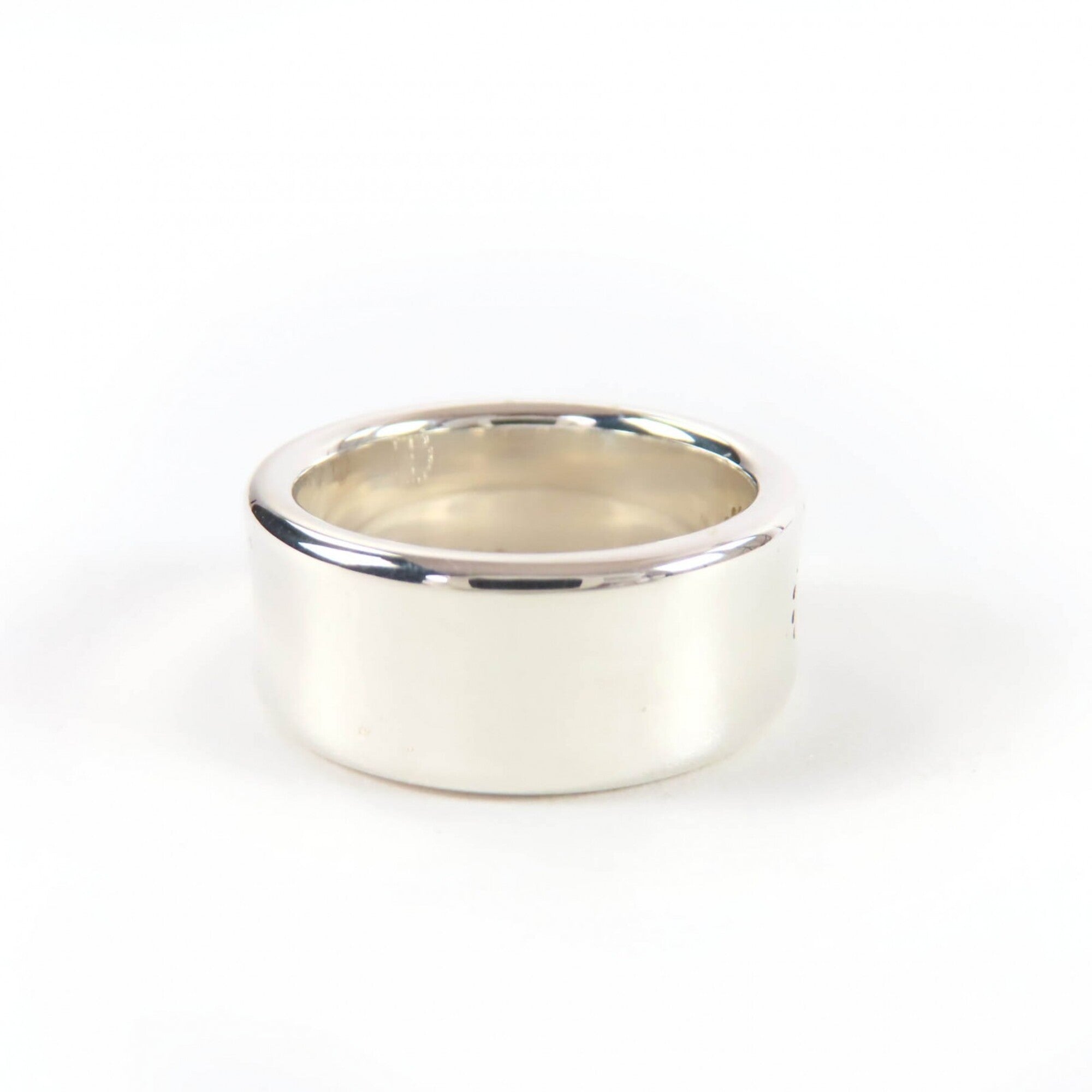 Hermes Silver 925 Band Ring (Pre-Owned)