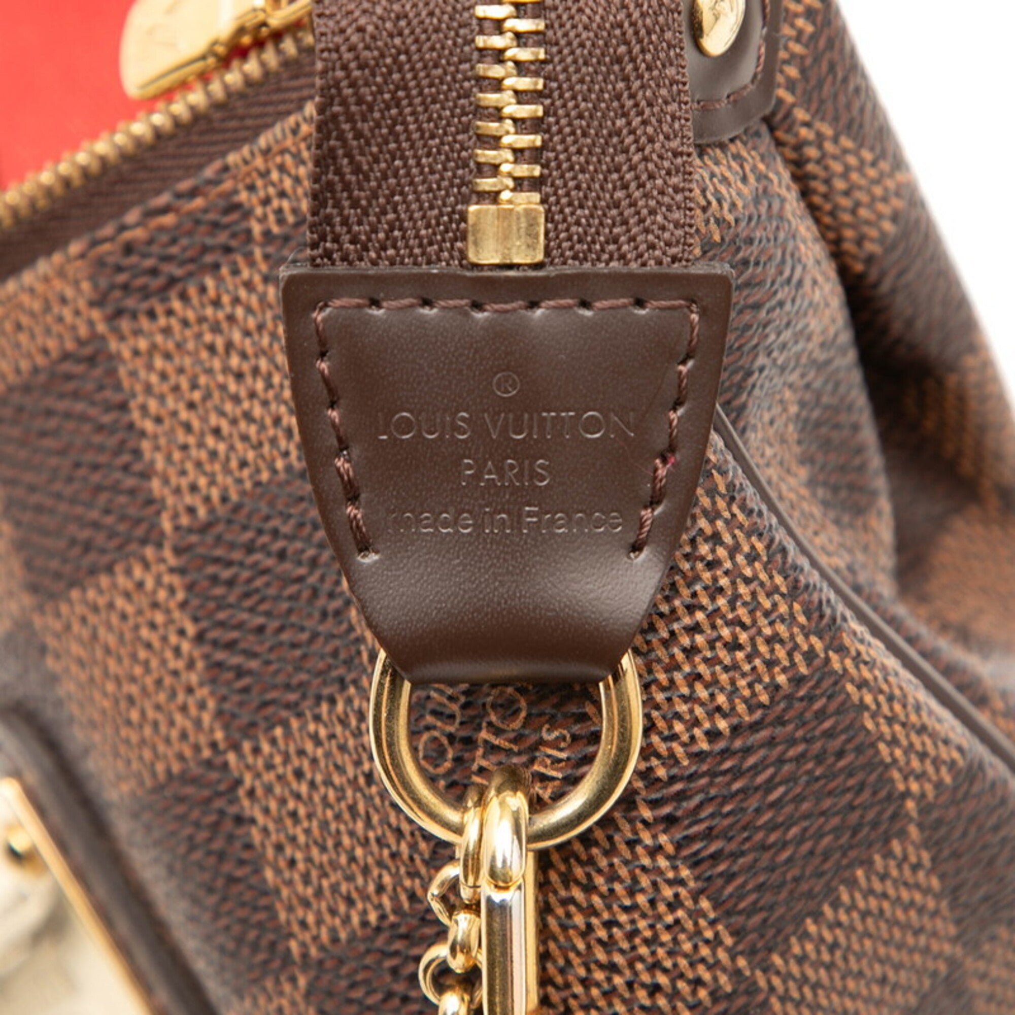 Louis Vuitton Damier Brown Pvc Leather Handbag Shoulder Bag (Pre-Owned)