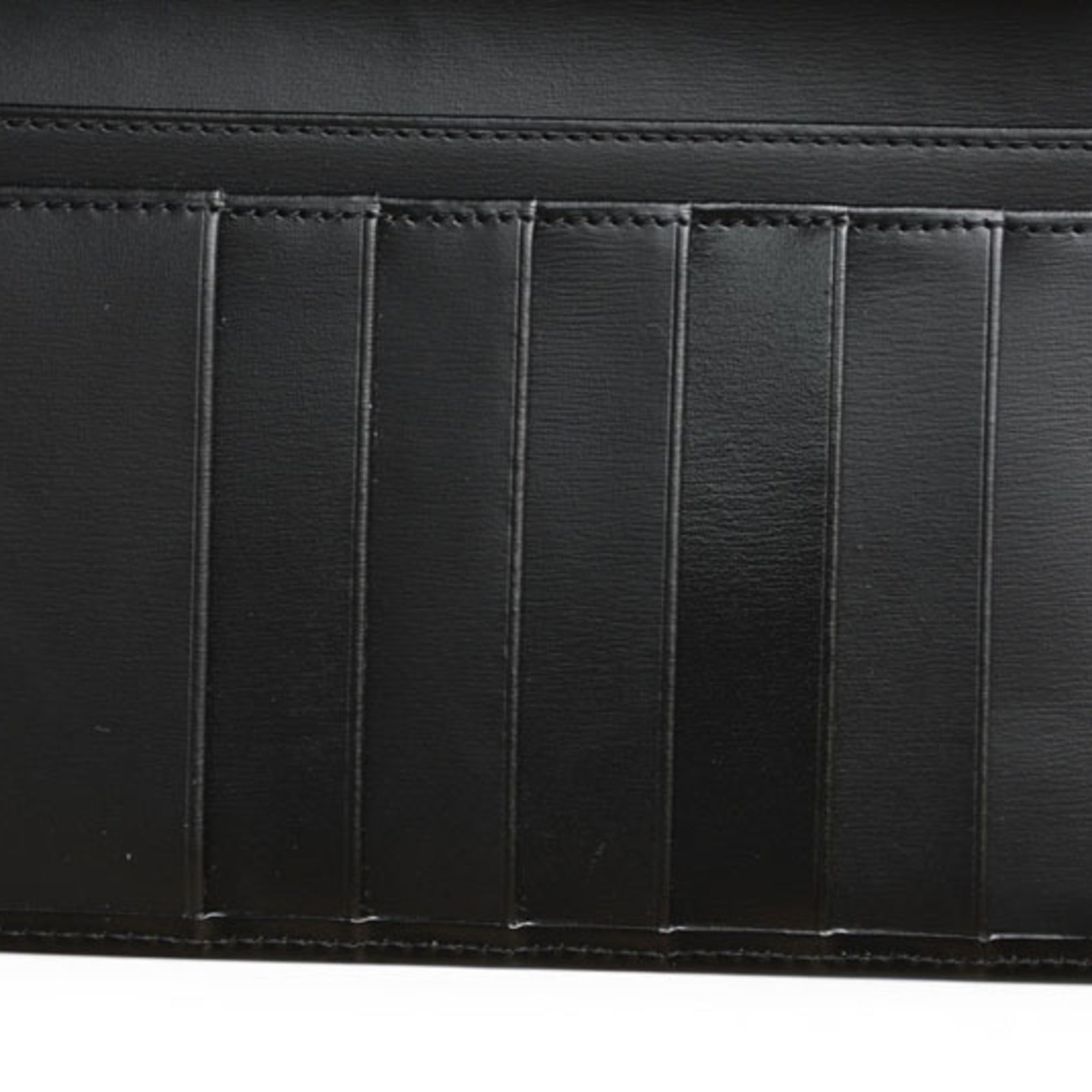 Cartier Pasha Black Leather Long Wallet (Bi-Fold) (Pre-Owned)