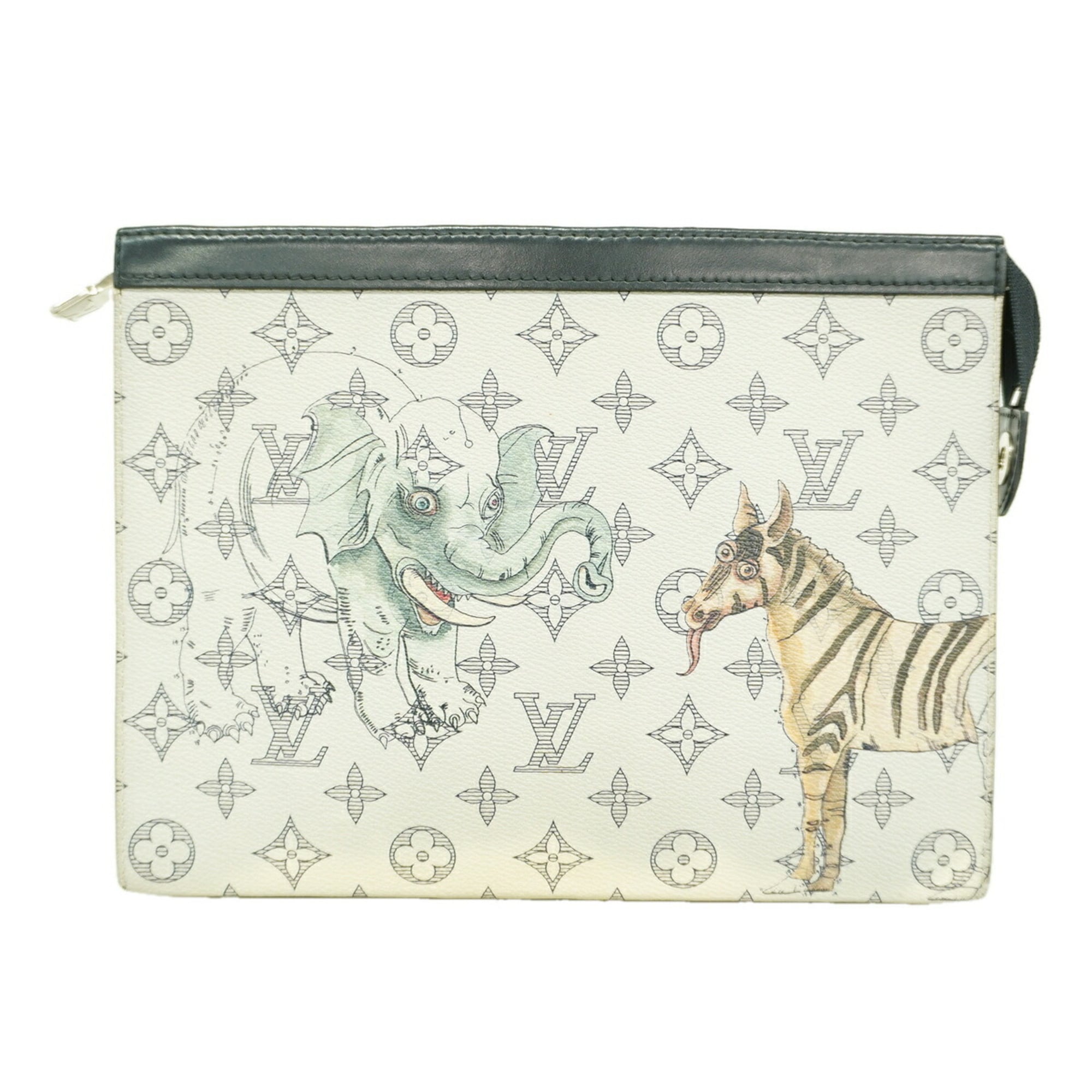 Louis Vuitton White Clutch Bag (Pre-Owned)
