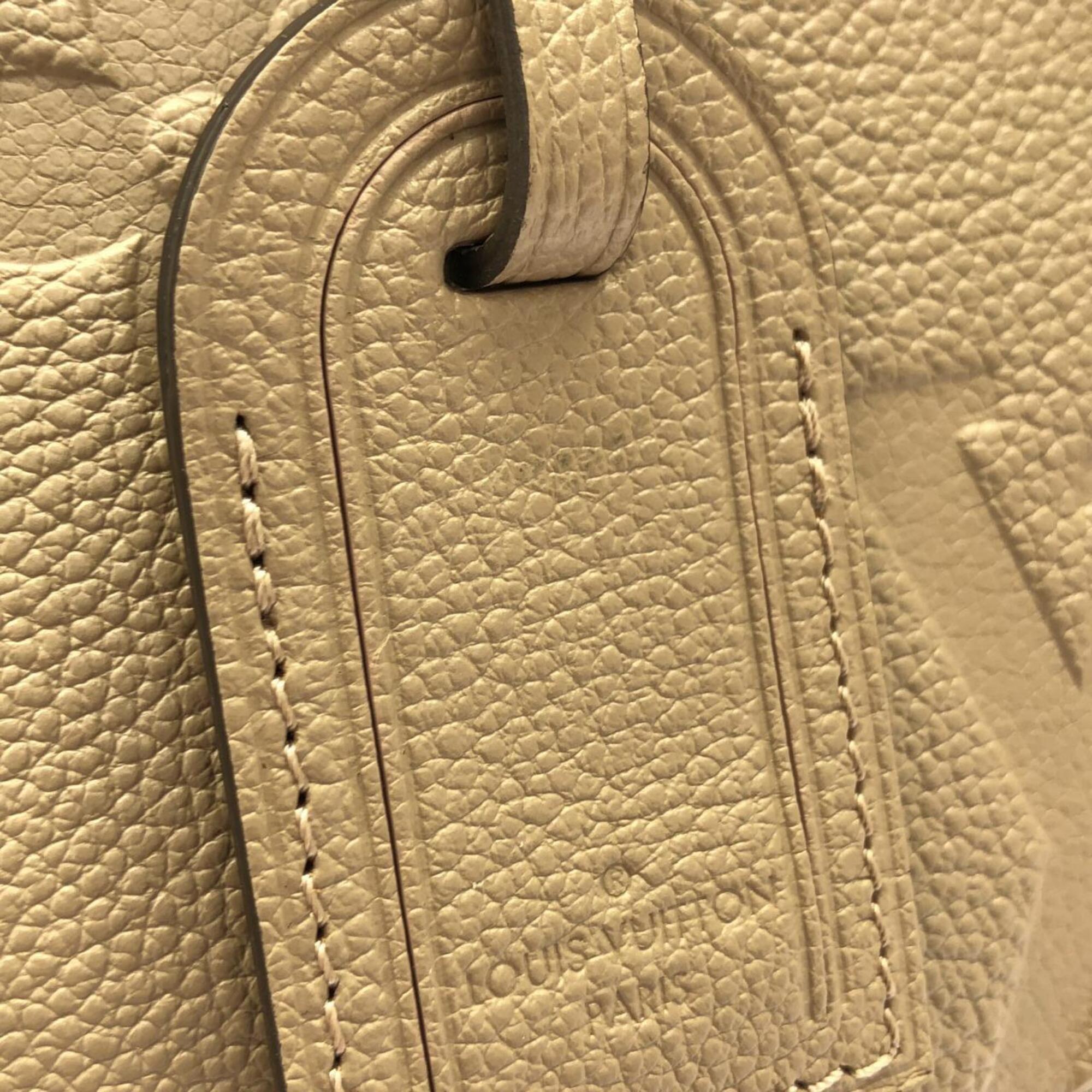 Louis Vuitton Tourterelle Leather Handbag (Pre-Owned)