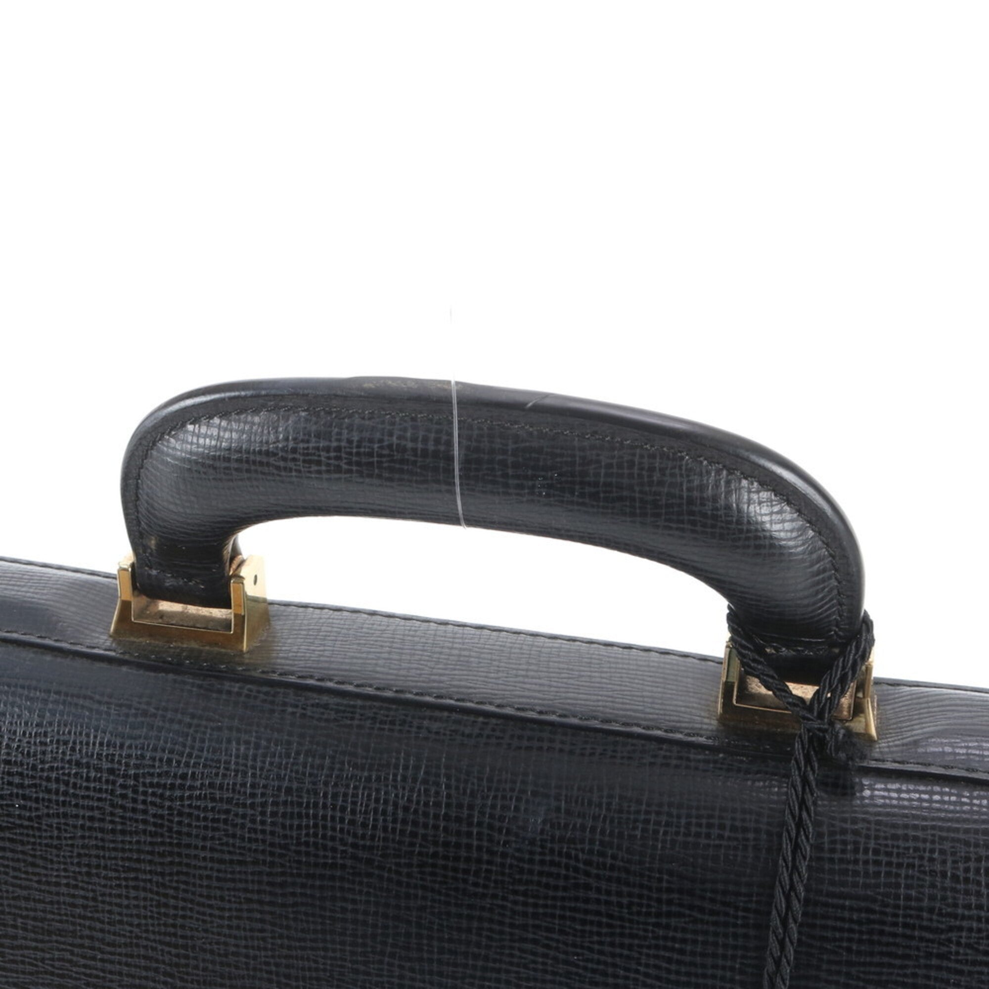 Loewe Black Leather Briefcase Tote Bag (Pre-Owned)