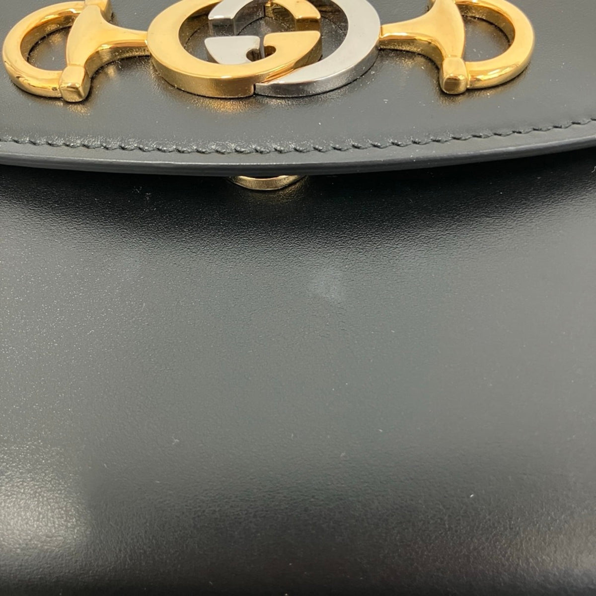 Gucci Black Leather Shoulder Bag (Pre-Owned)