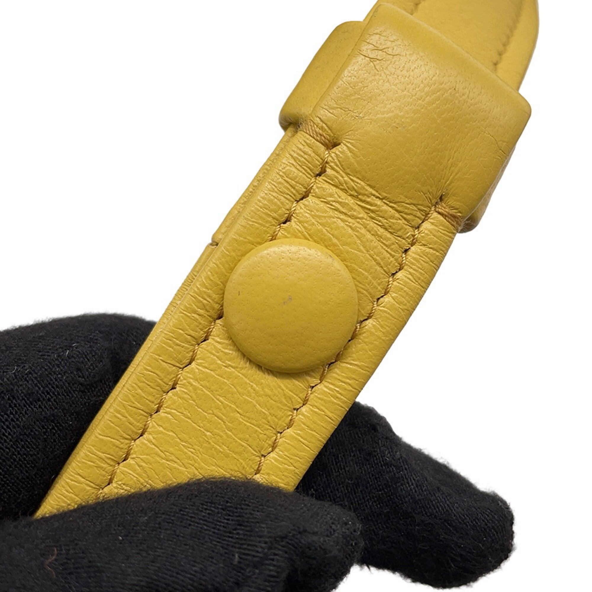 Prada Yellow Leather Handbag (Pre-Owned)