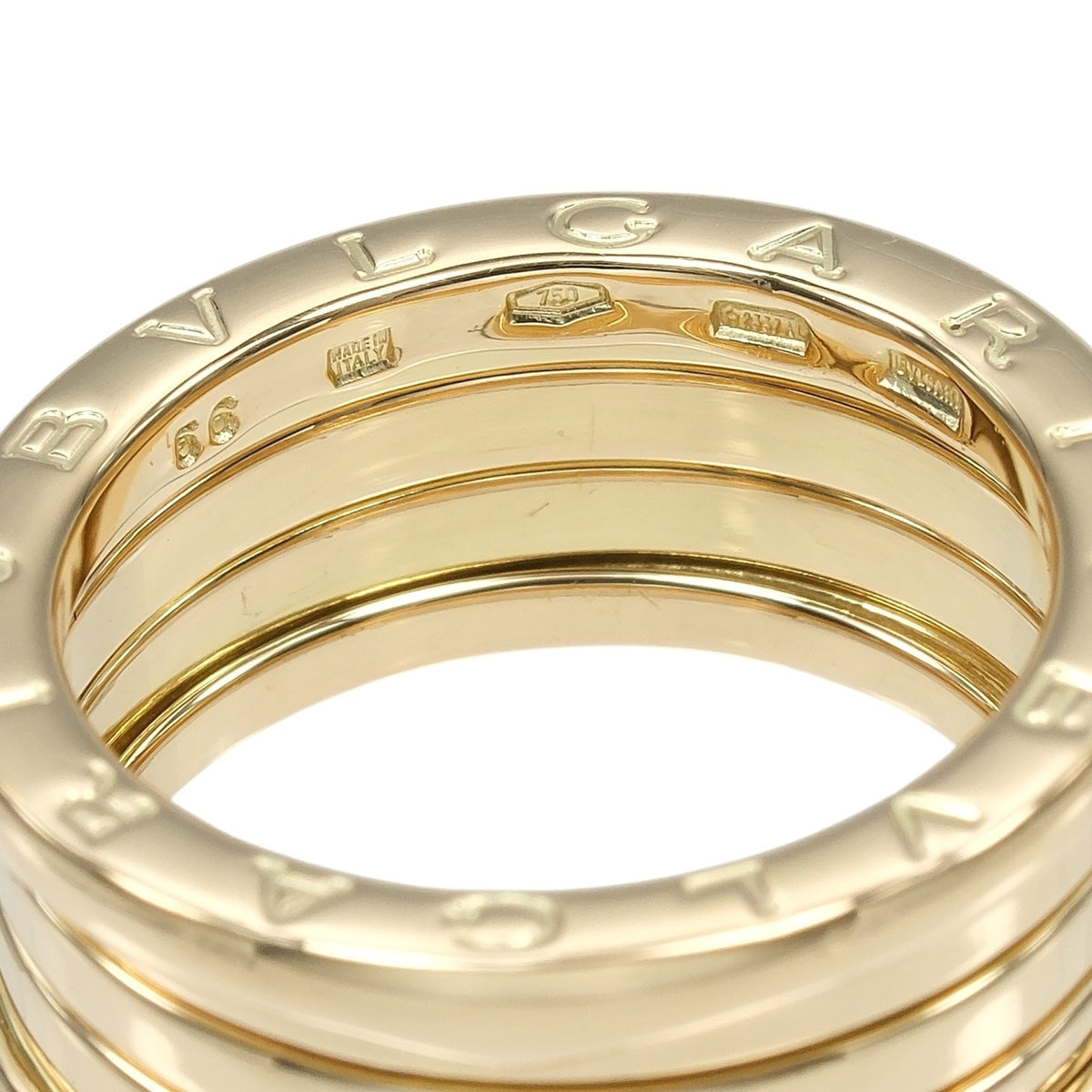 Bvlgari Yellow Gold Yellow Gold (18K) Band Ring (Pre-Owned)