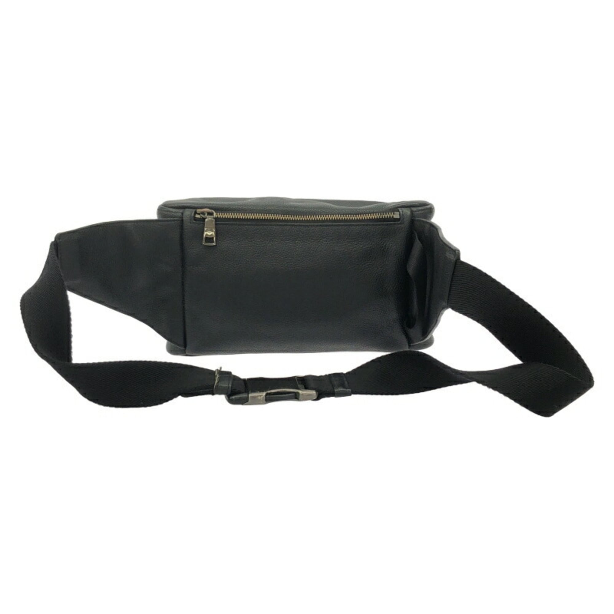 Coach Black Leather Fanny Pack (Pre-Owned)