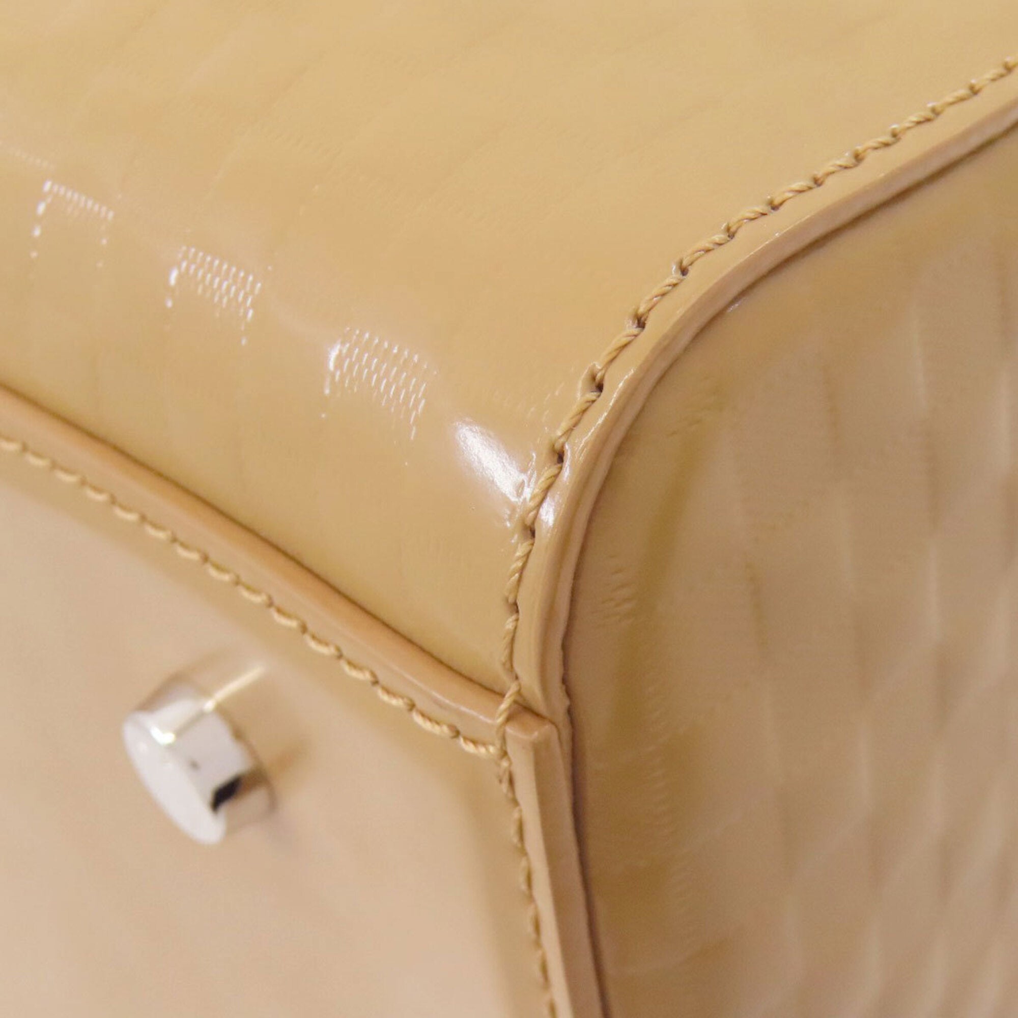 Louis Vuitton Damier Beige Leather Handbag (Pre-Owned)