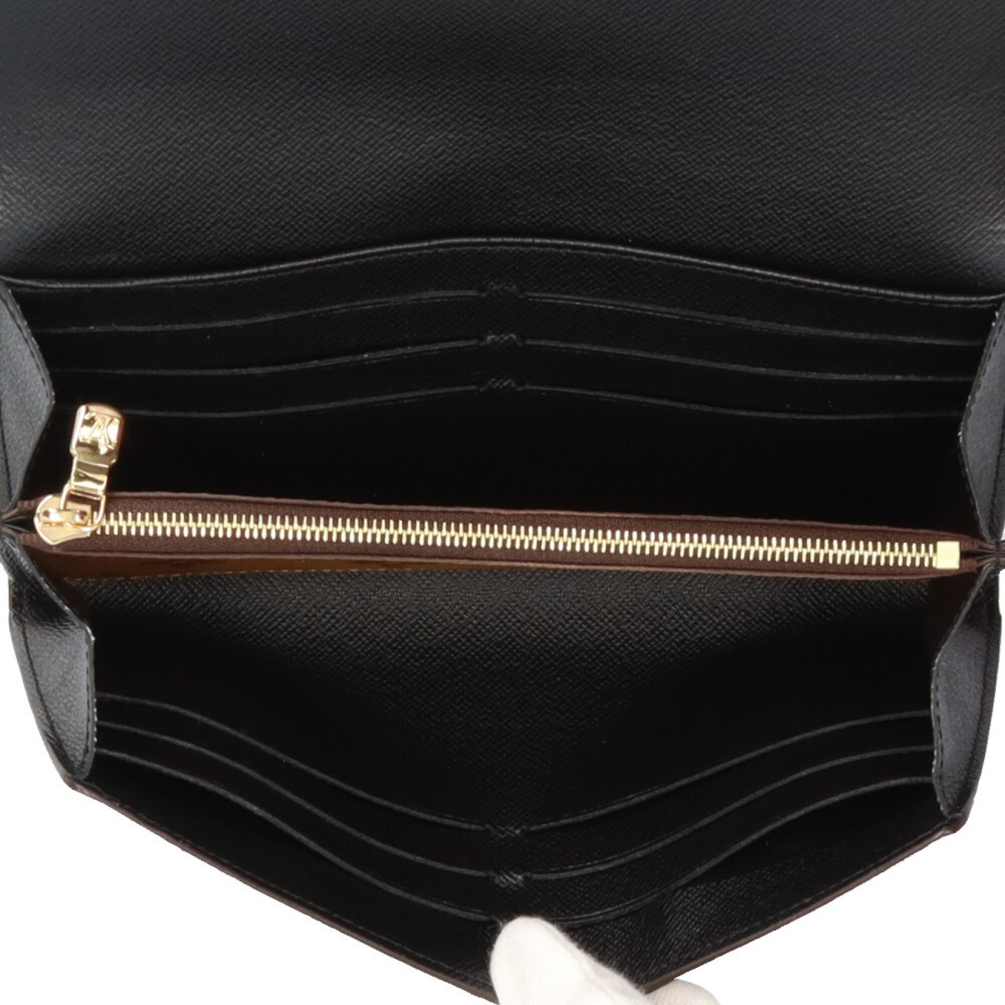 Louis Vuitton Monogram Brown Monogram Canvas Monogram Reverse Long Wallet (Bi-Fold) (Pre-Owned)