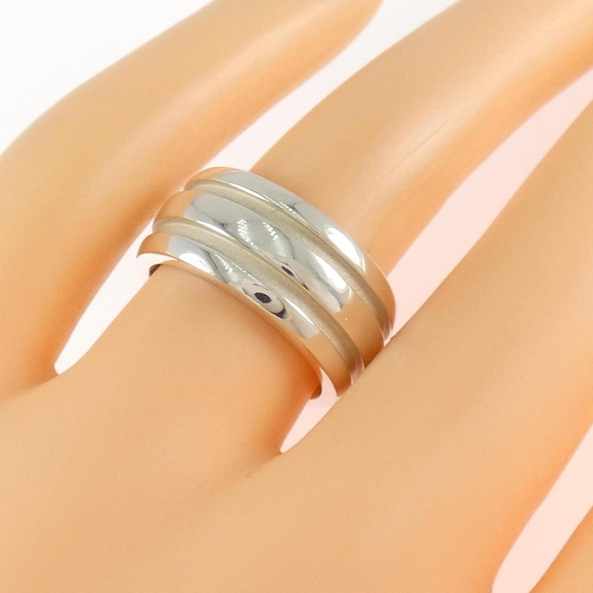 Tiffany Atlas Silver 925 Band Ring (Pre-Owned)