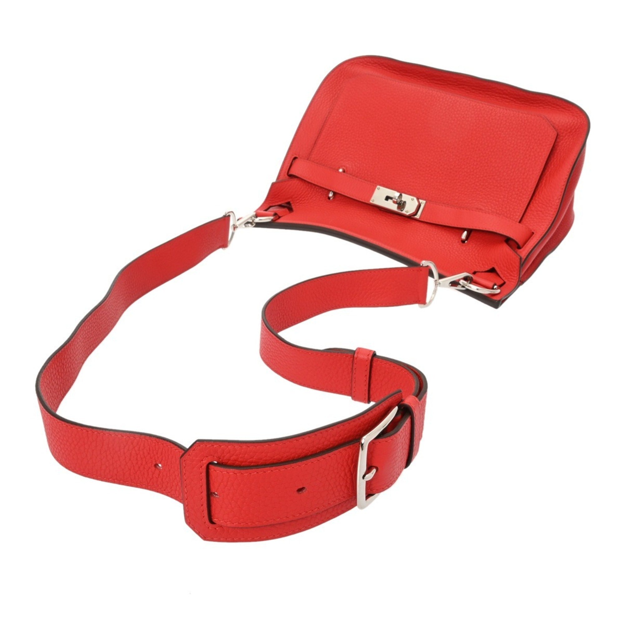 Hermes Taurillon Clemence Leather Shoulder Bag (Pre-Owned)