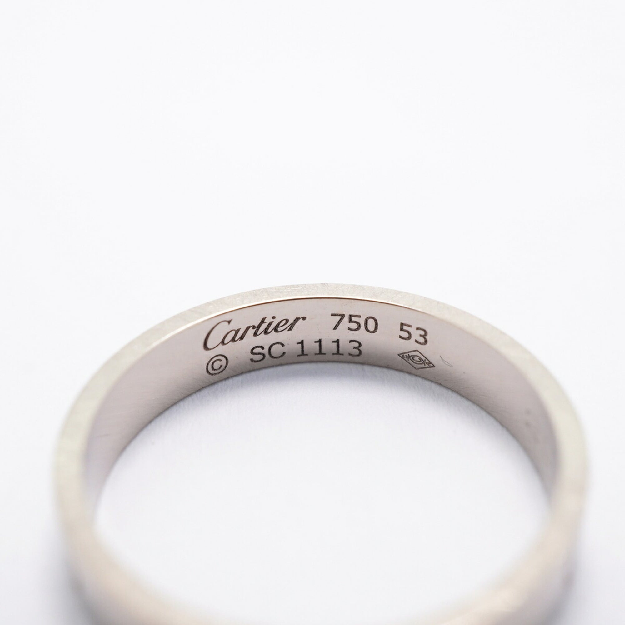 Cartier White Gold (18K) Band Ring (Pre-Owned)