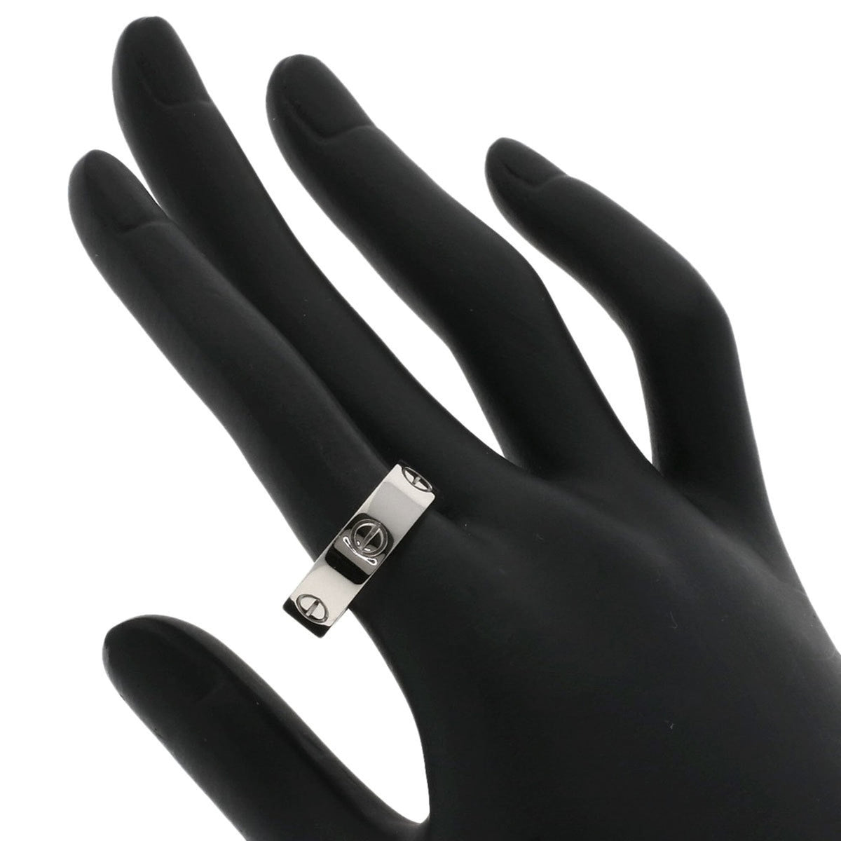 Cartier White Gold White Gold (18K) Band Ring (Pre-Owned)