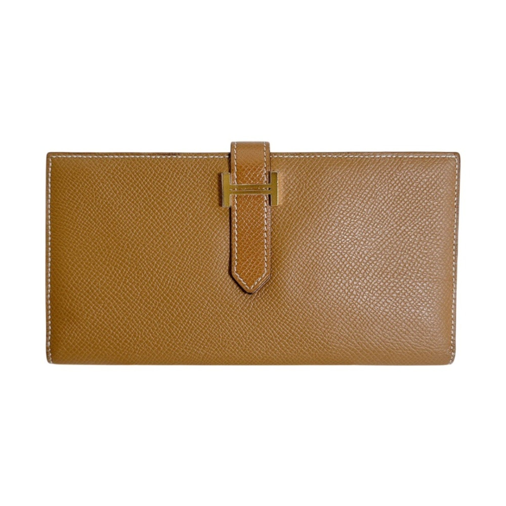 Hermes Brown Epsom Leather Wallet (Bi-Fold) (Pre-Owned)