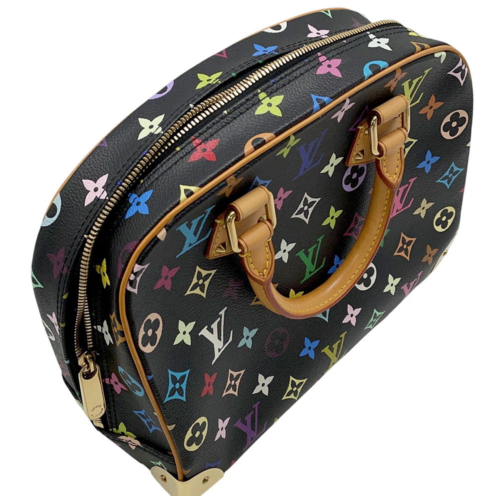 Louis Vuitton Beige Noir Monogram Multicolore Handbag (Pre-Owned)