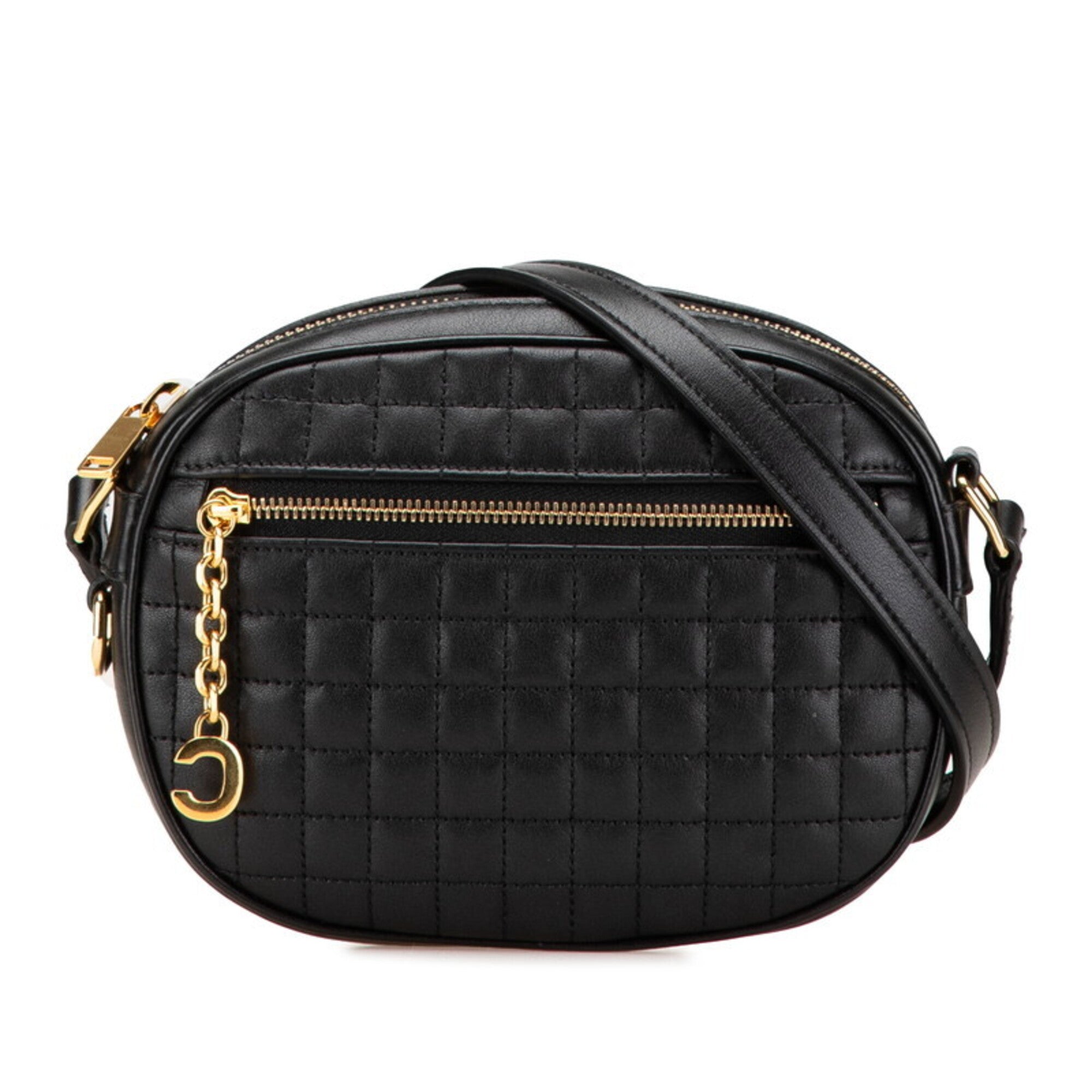 Celine Black Leather Shoulder Bag (Pre-Owned)