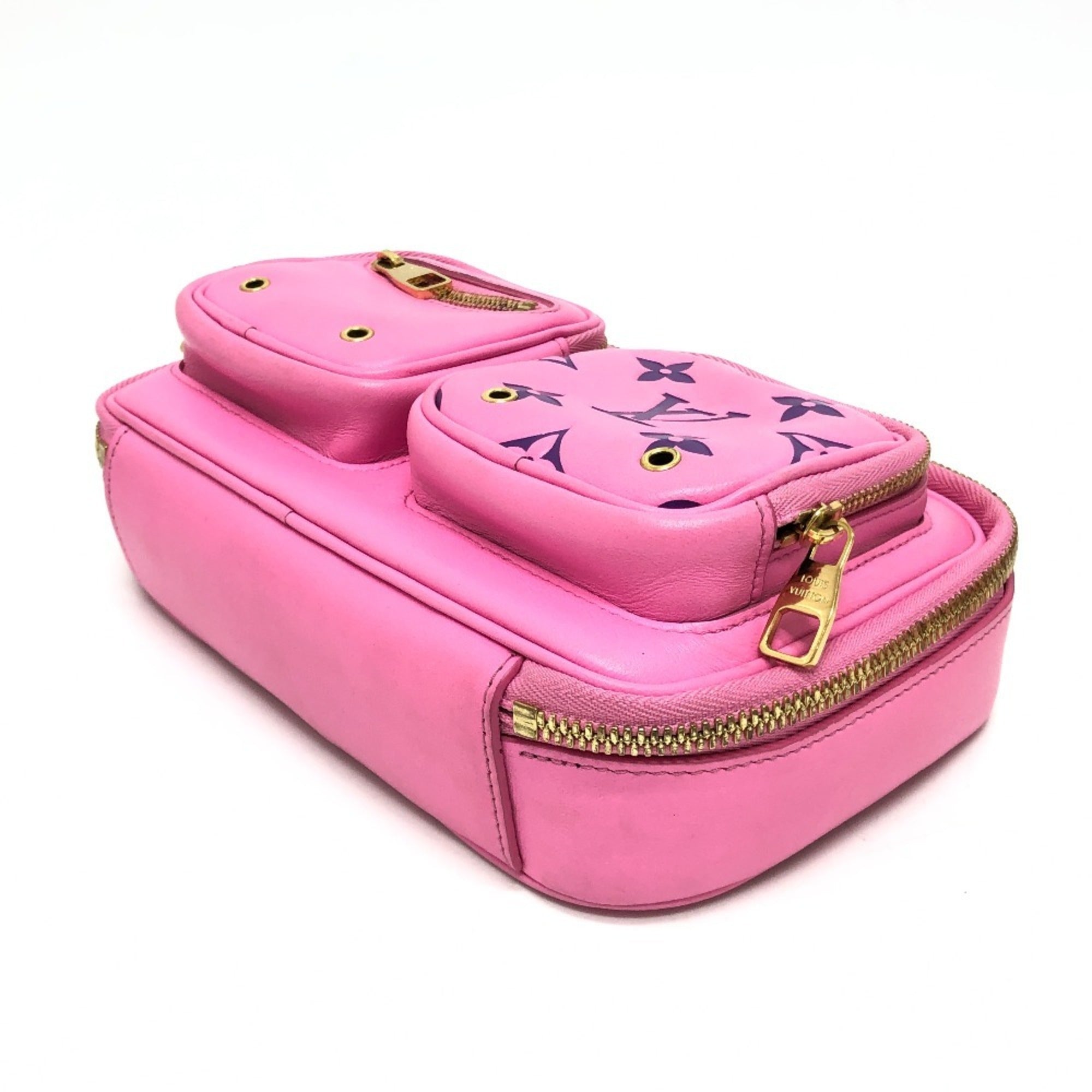 Louis Vuitton Pink Rose Leather Shoulder Bag (Pre-Owned)
