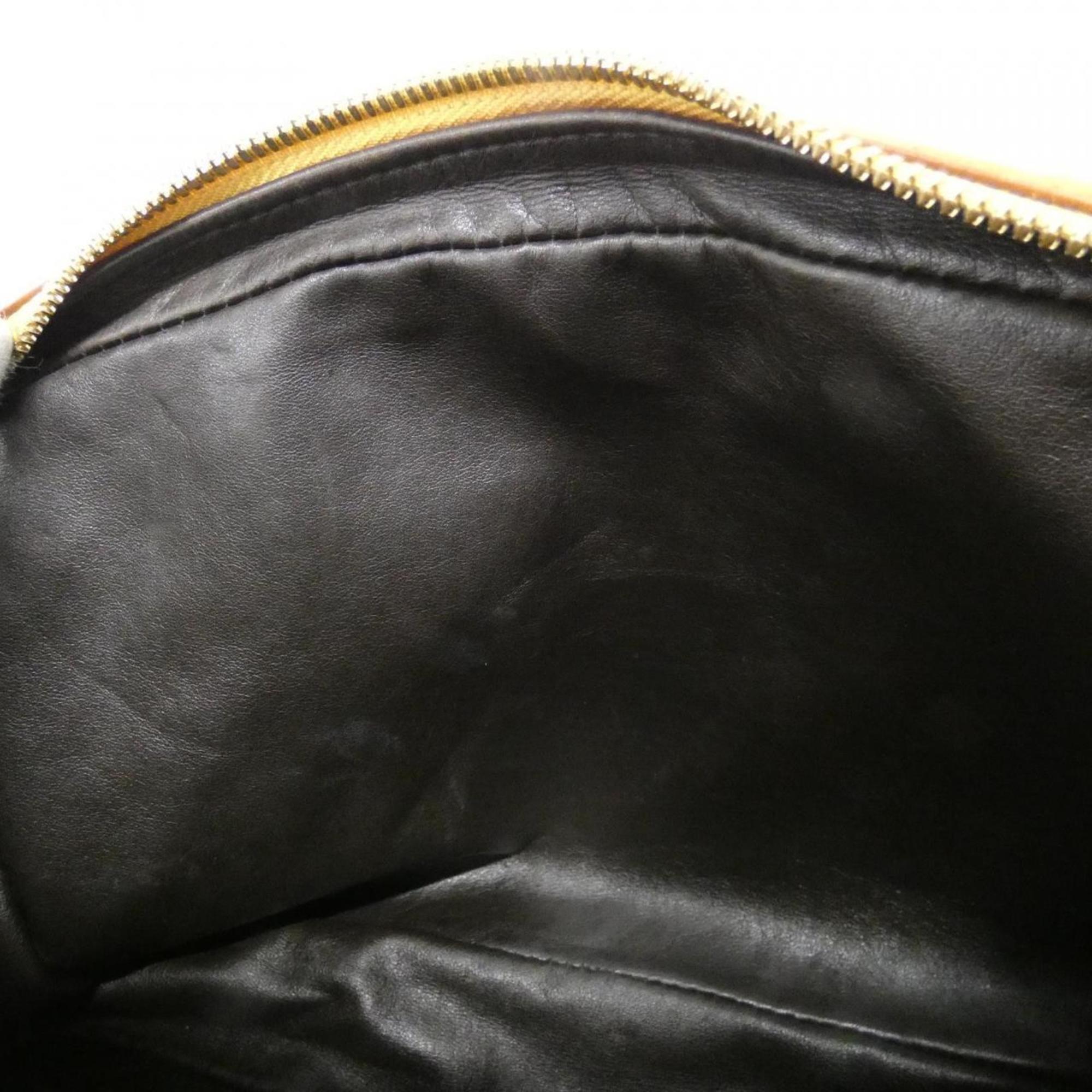 Louis Vuitton Brown Marron Pile Fabric Shoulder Bag (Pre-Owned)