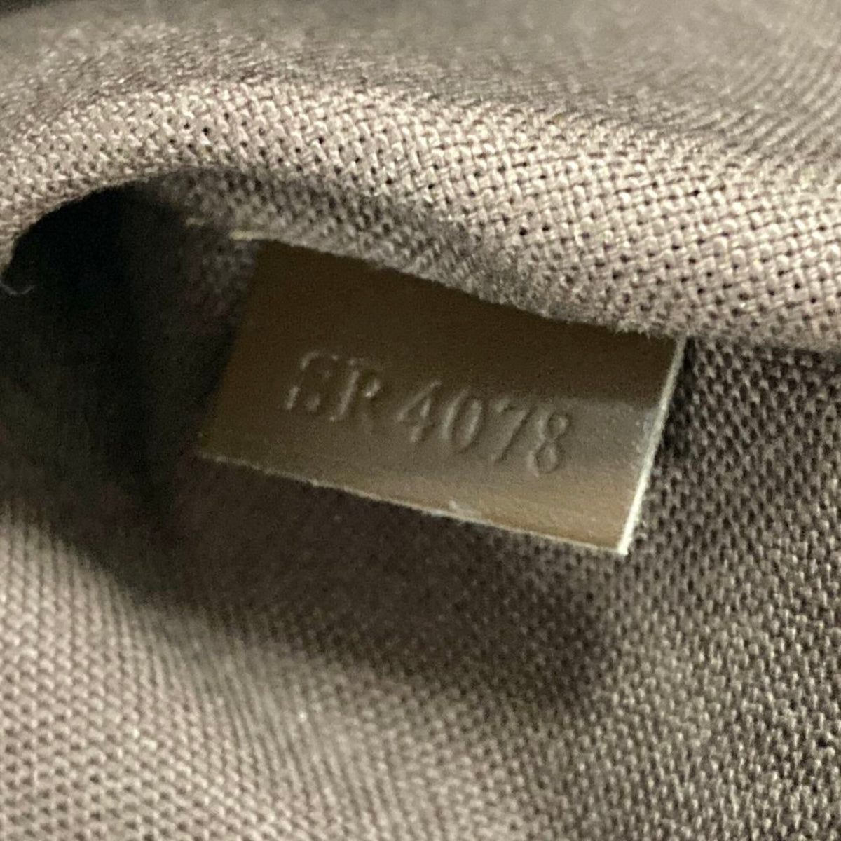 Louis Vuitton Damier Canvas Ebene Damier Canvas Shoulder Bag (Pre-Owned)