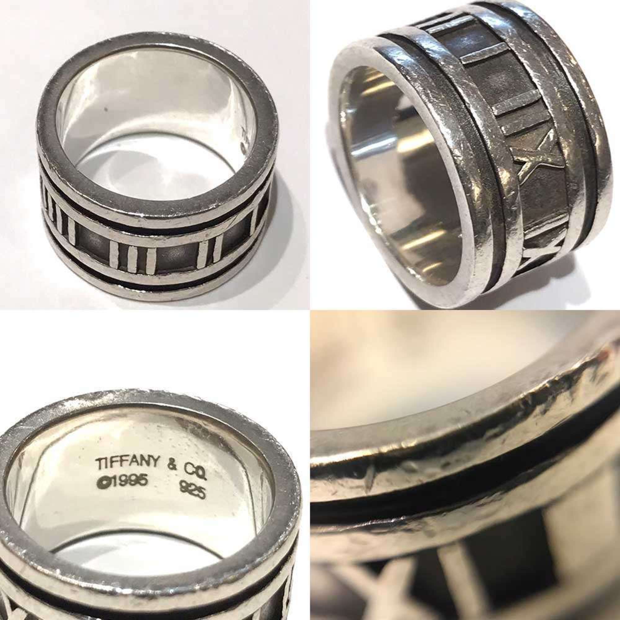 Tiffany Atlas Silver 925 Band Ring (Pre-Owned)