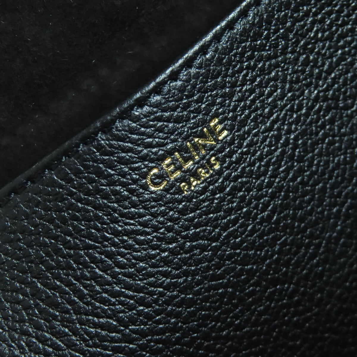 Celine Cabas Black Leather Tote Bag (Pre-Owned)