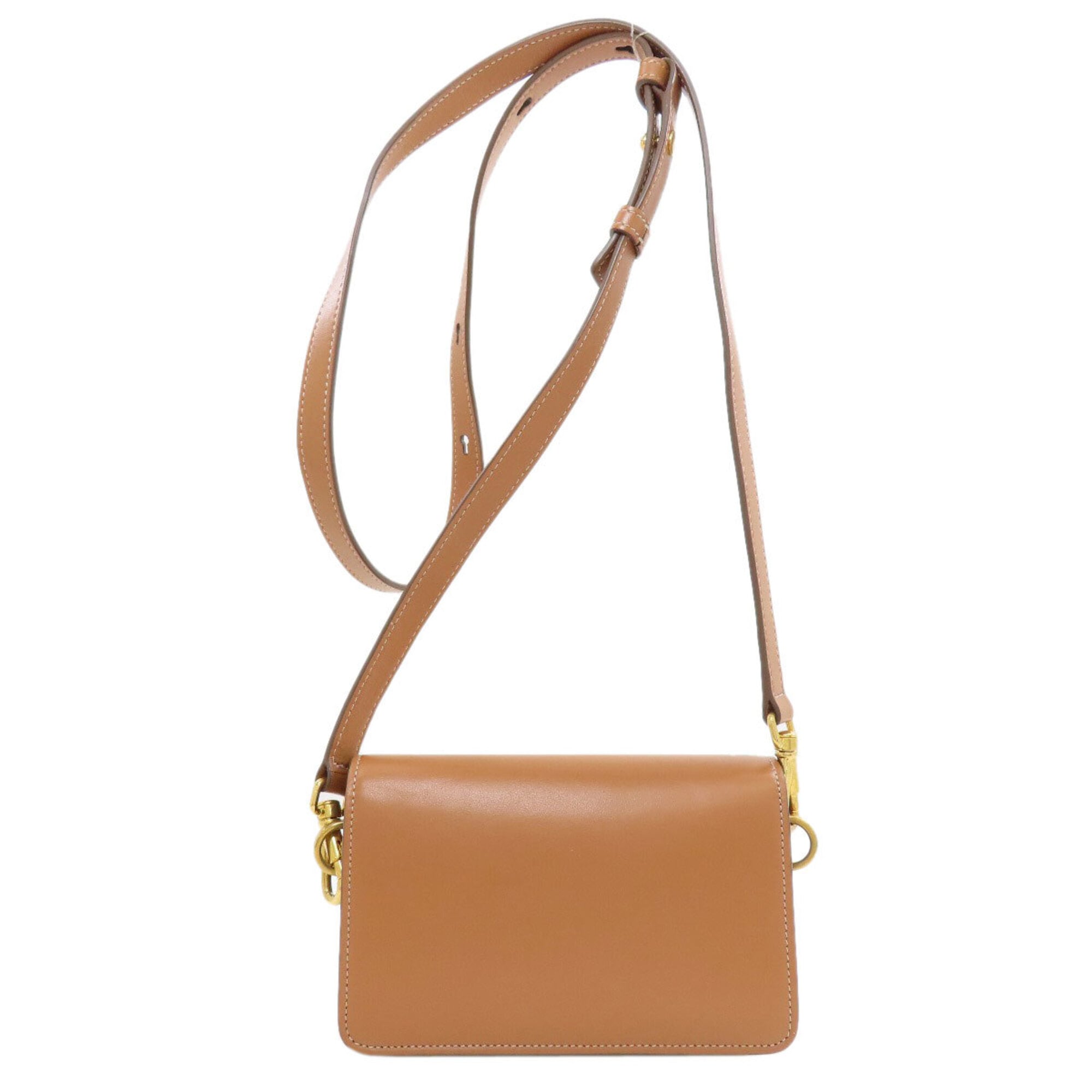 Tod's Brown Leather Shoulder Bag (Pre-Owned)