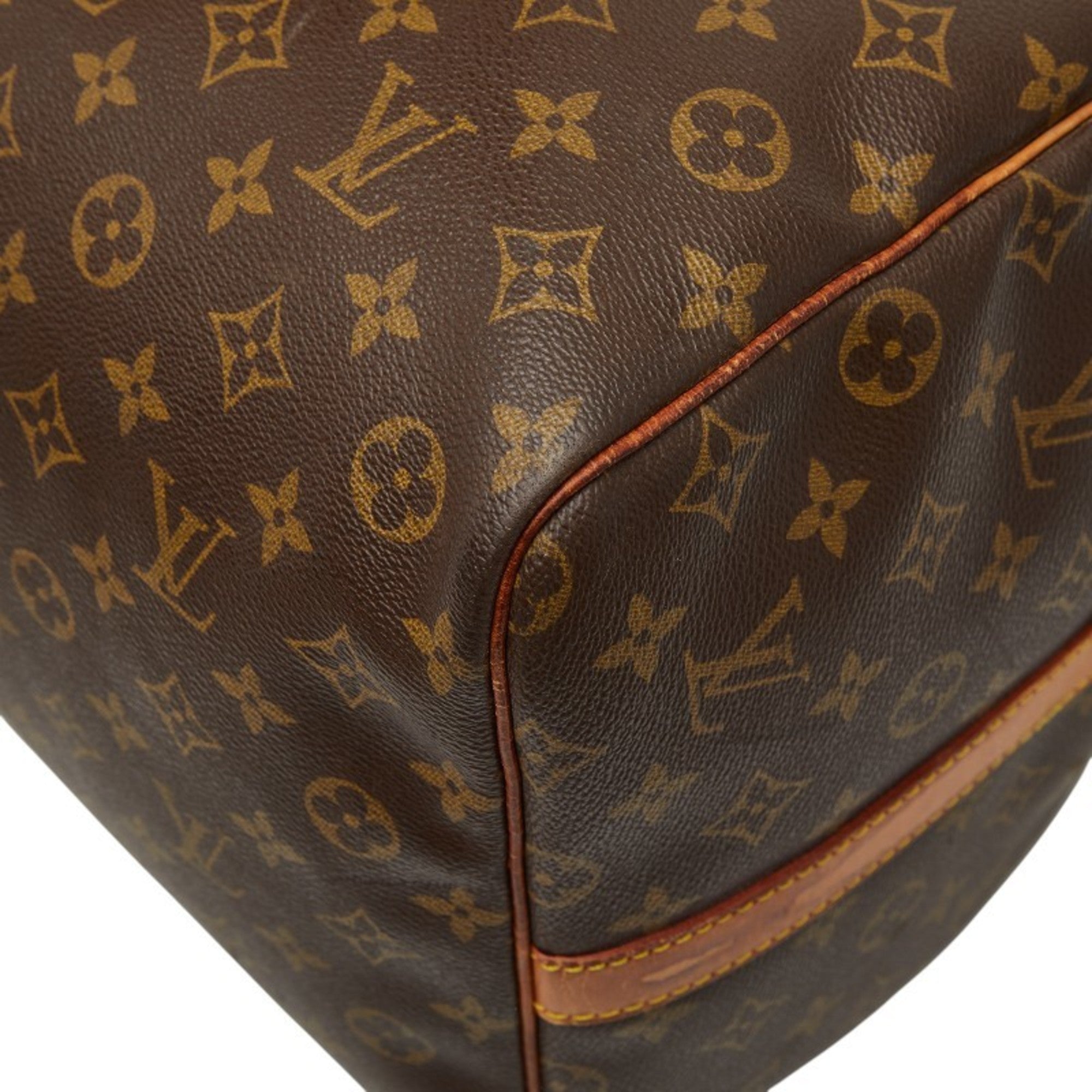 Louis Vuitton Brown Pvc Leather Boston Bag Shoulder Bag (Pre-Owned)