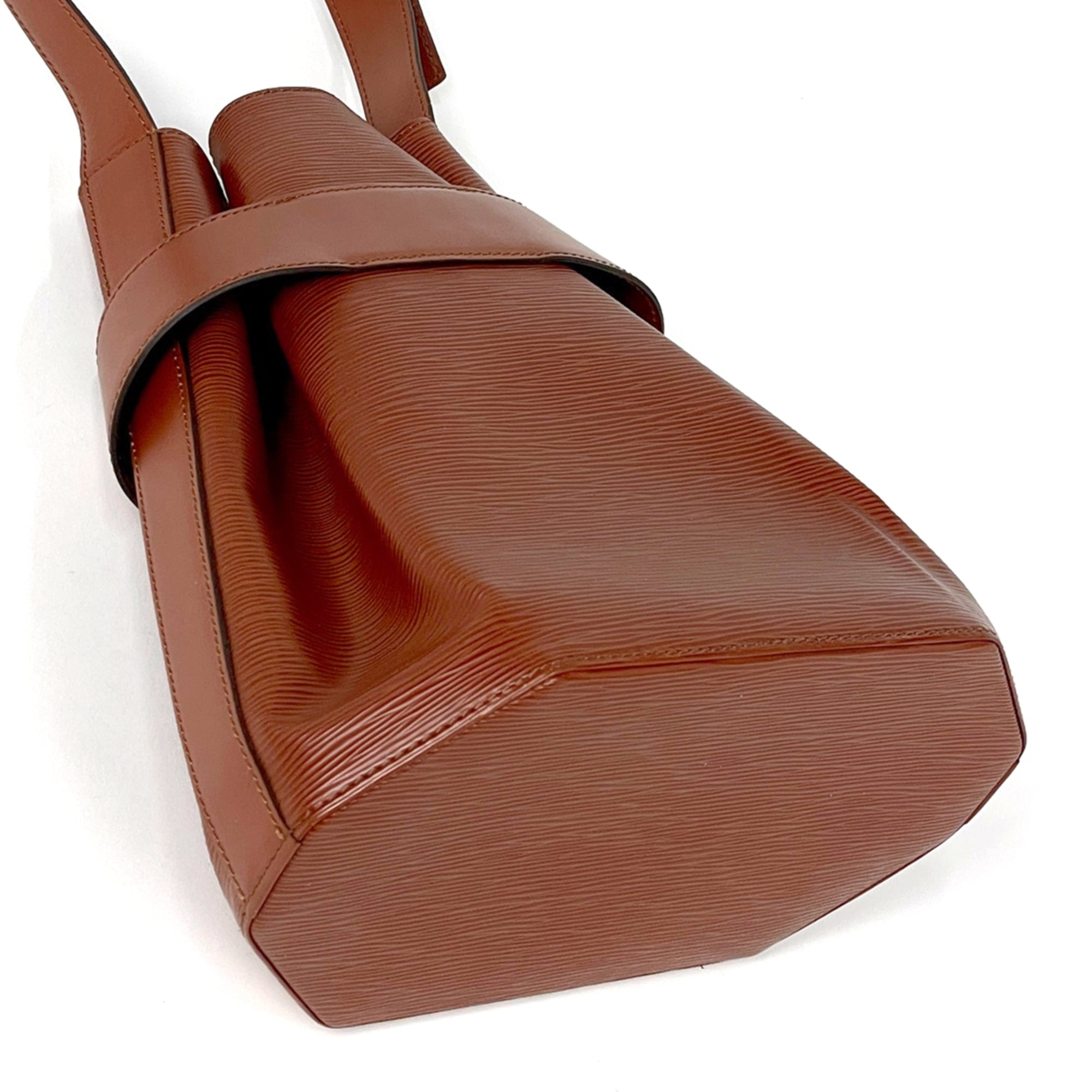 Louis Vuitton Brown Epi Leather Shoulder Bag (Pre-Owned)