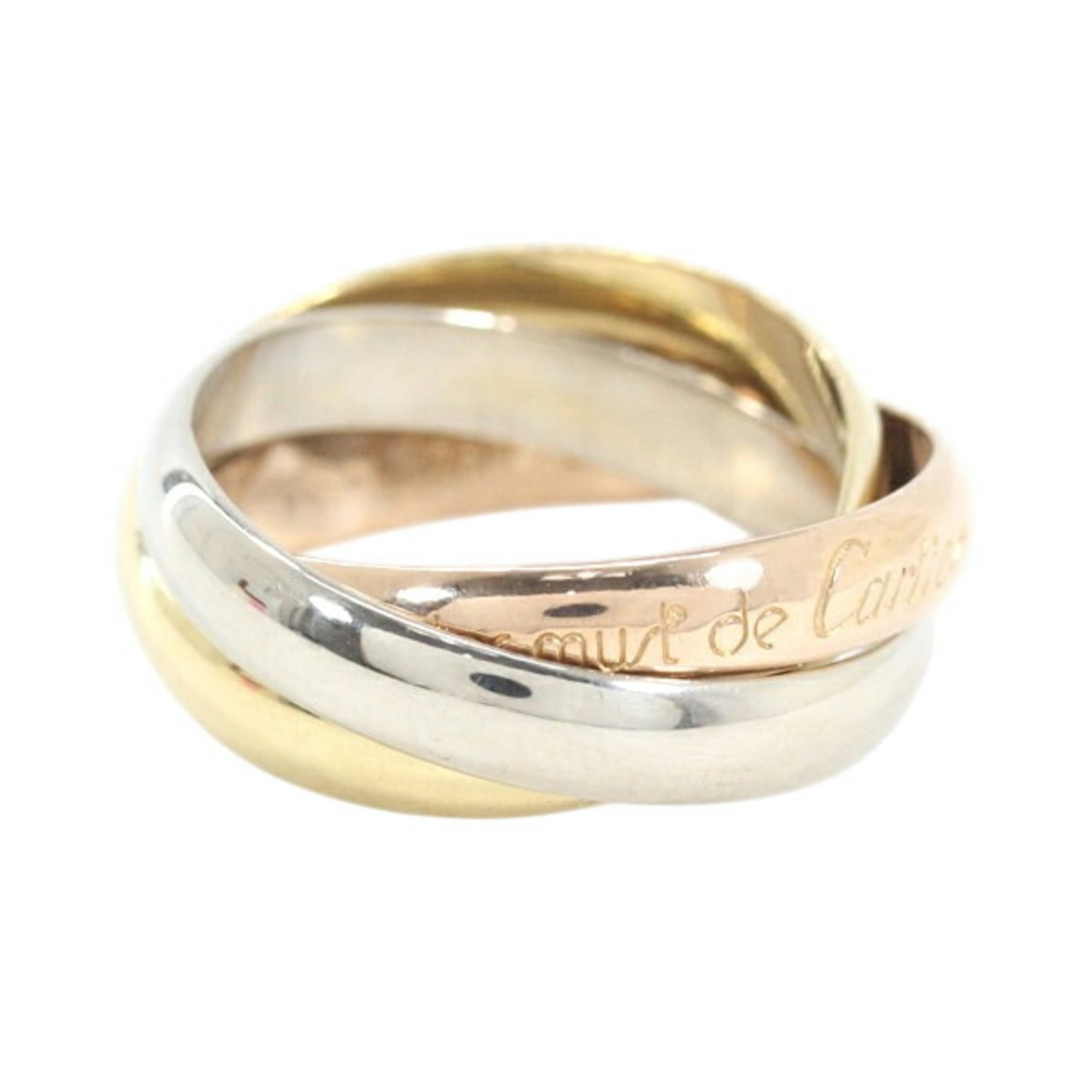 Cartier Pink Gold White Gold Yellow Gold Yellow Gold (18K) Pink Gold (18K) White Gold (18K) Band Ring (Pre-Owned)
