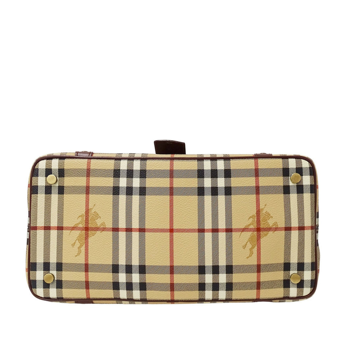 Burberry Beige Pvc Handbag (Pre-Owned)