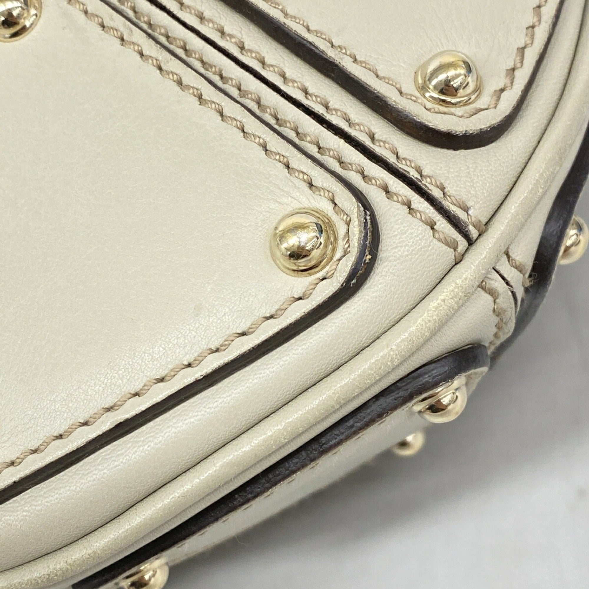 Gucci Brown Canvas Handbag (Pre-Owned)