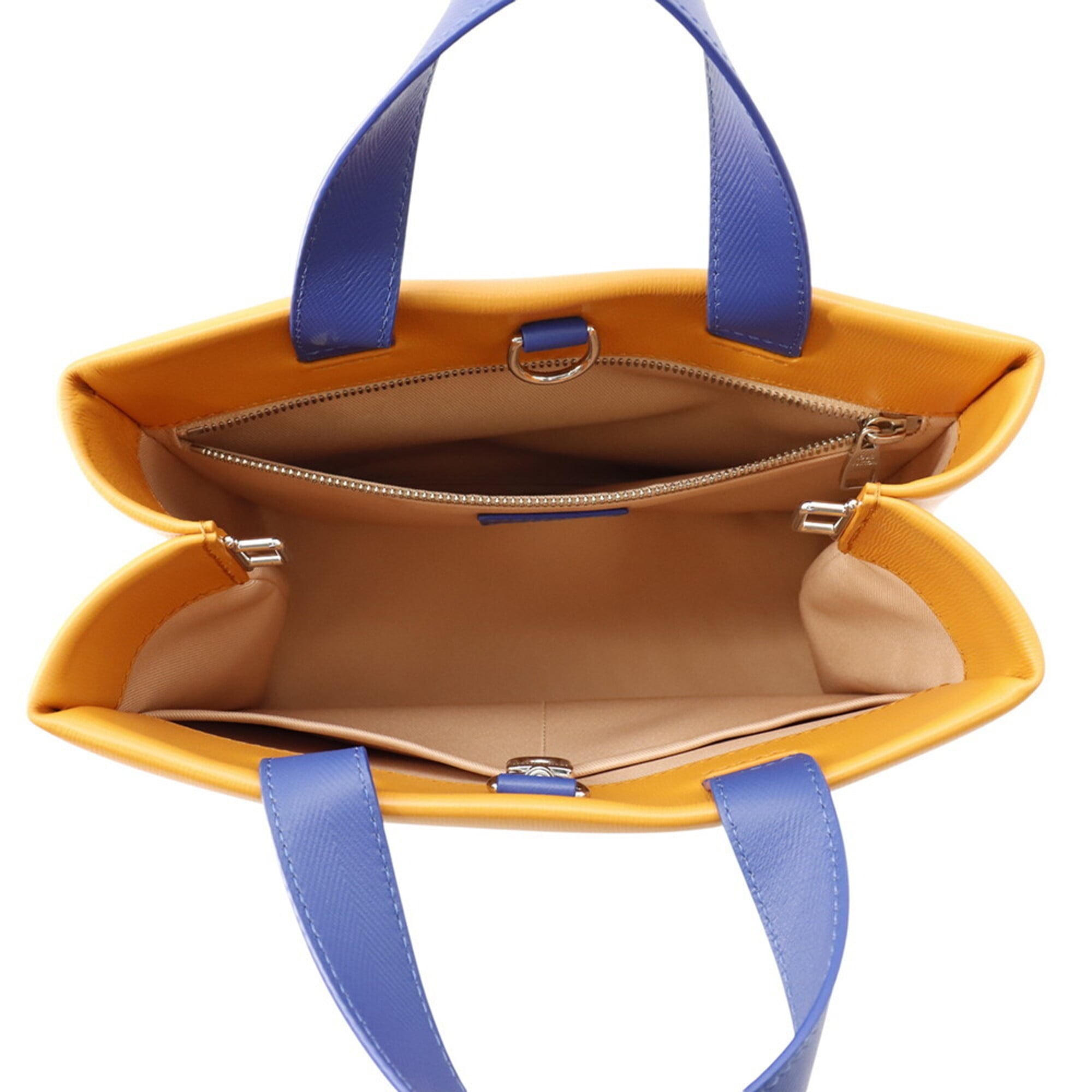 Louis Vuitton Saffron Leather Handbag Tote Bag (Pre-Owned)