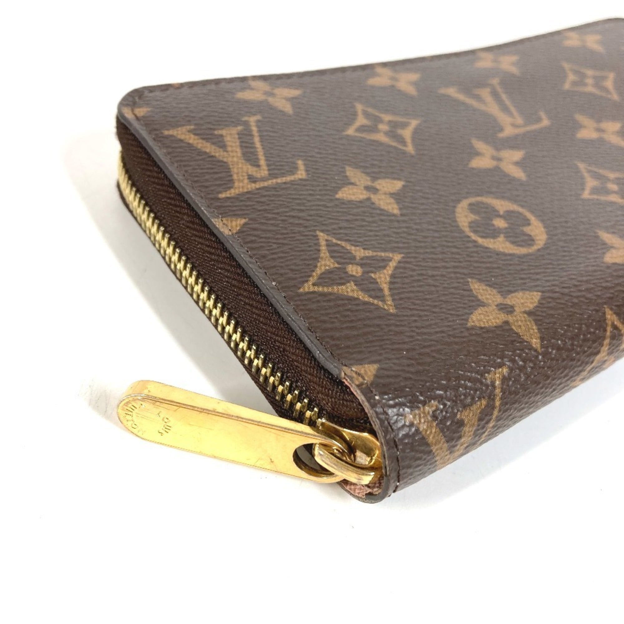 Louis Vuitton Brown Pink Rose Ballerine Monogram Long Wallet (Bi-Fold) (Pre-Owned)