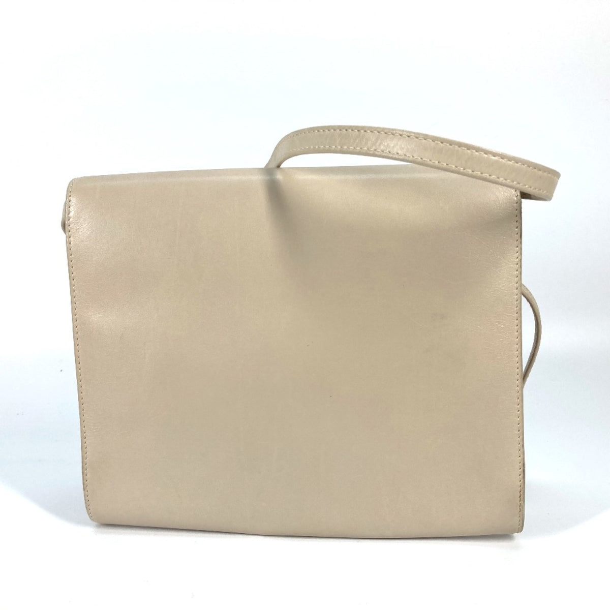 Celine Beige Leather Shoulder Bag (Pre-Owned)