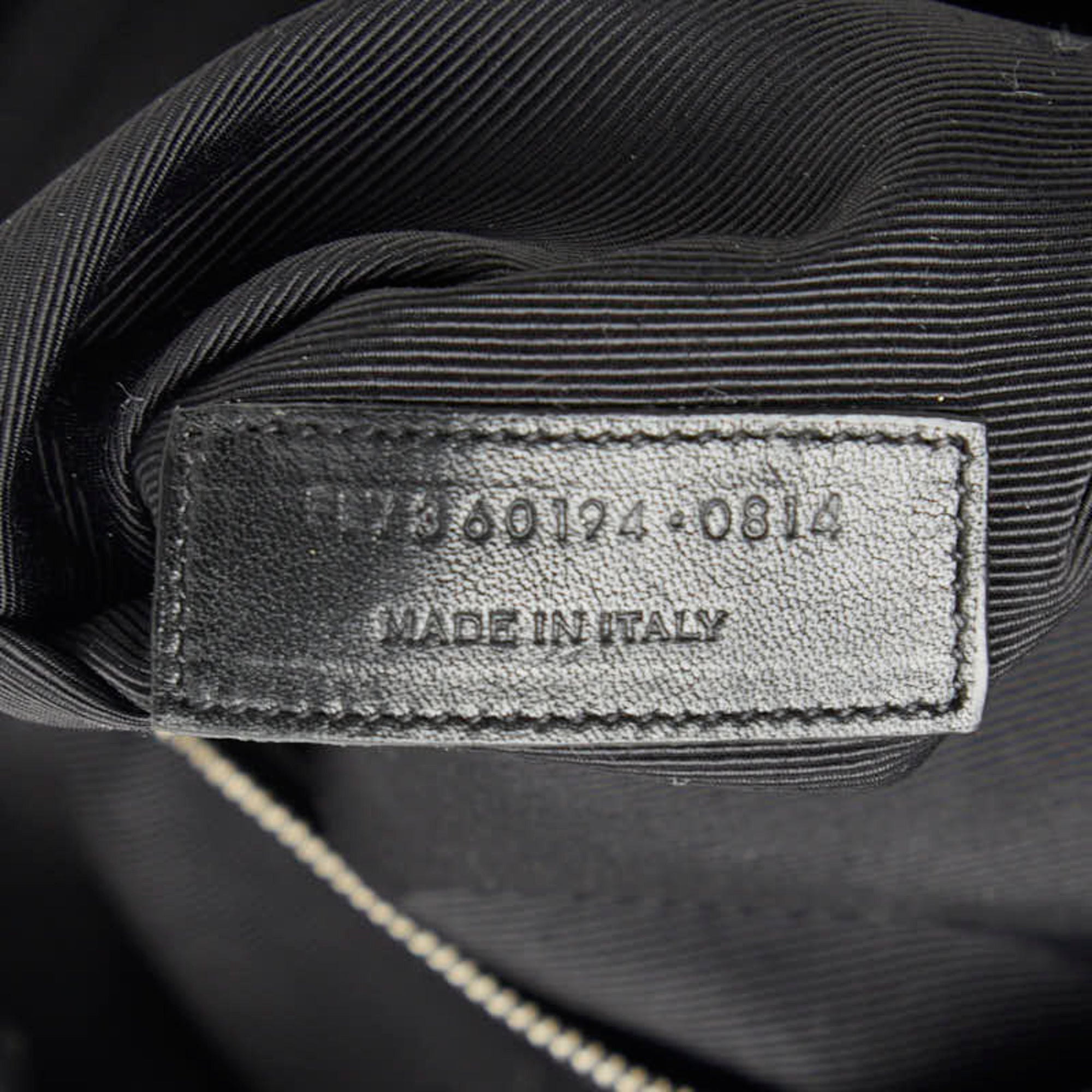 Saint Laurent Red Color Leather Wool Backpack (Pre-Owned)