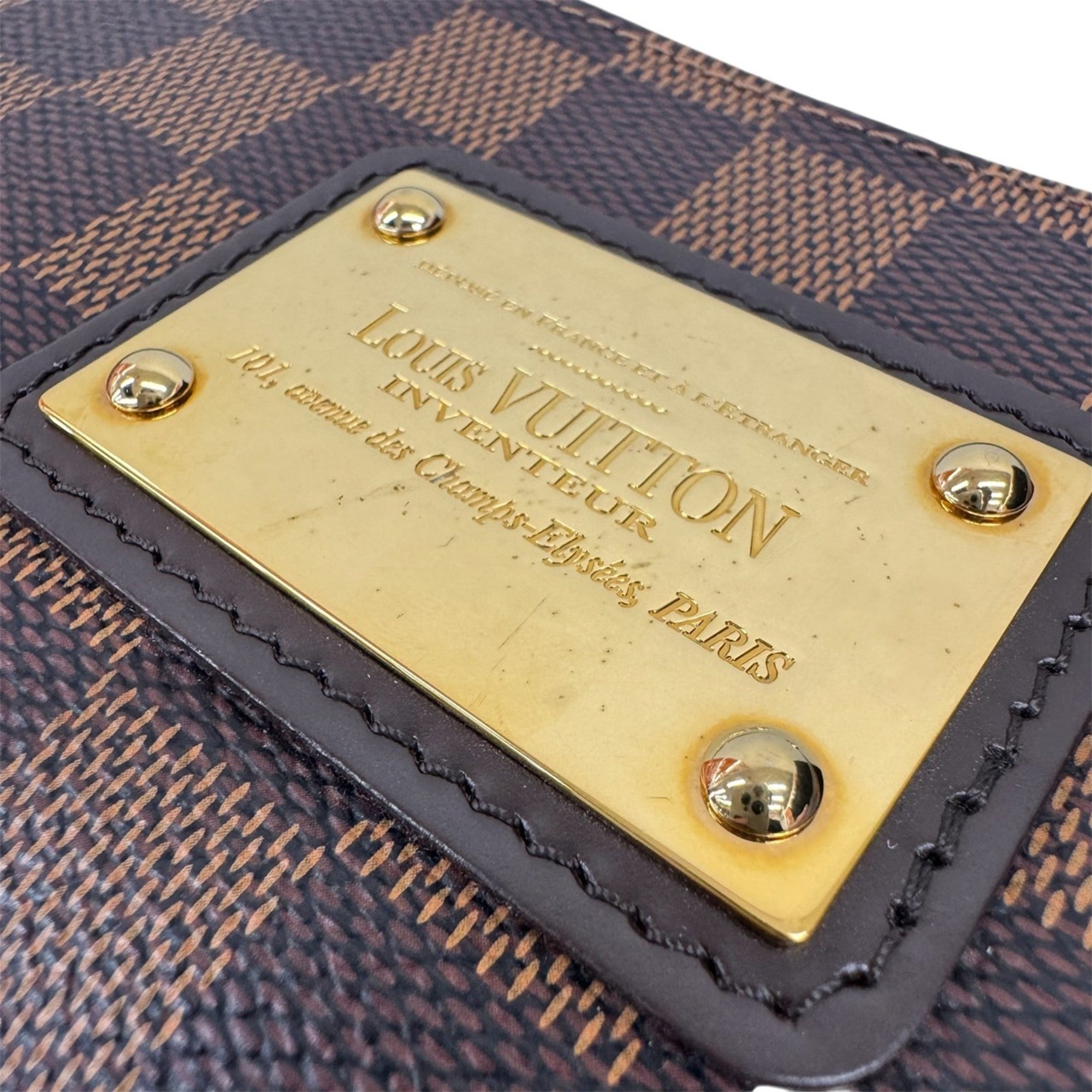 Louis Vuitton Brown Damier Canvas Ebene Damier Canvas Pochette Shoulder Bag (Pre-Owned)