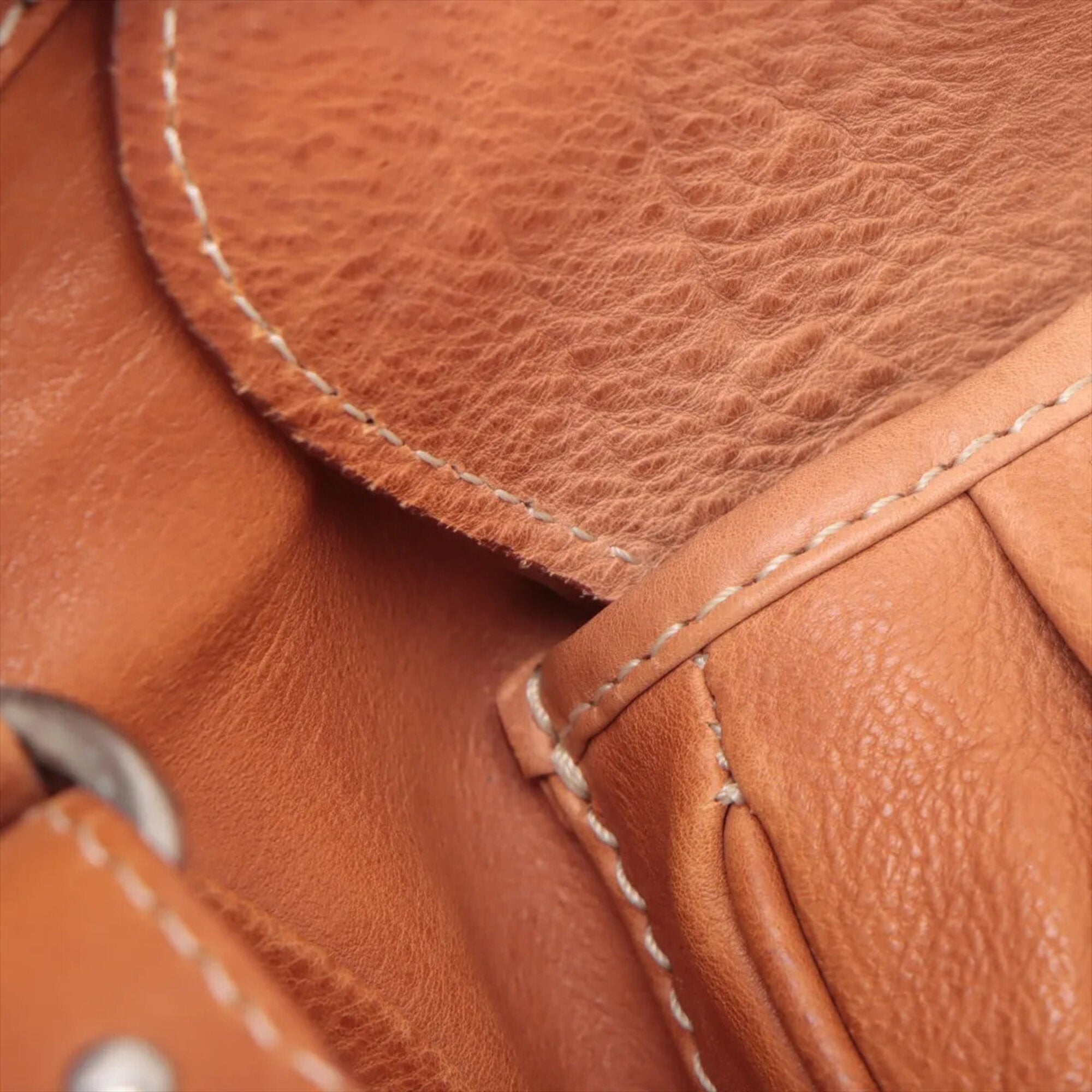 Christian Dior Brown Leather Tote Bag (Pre-Owned)