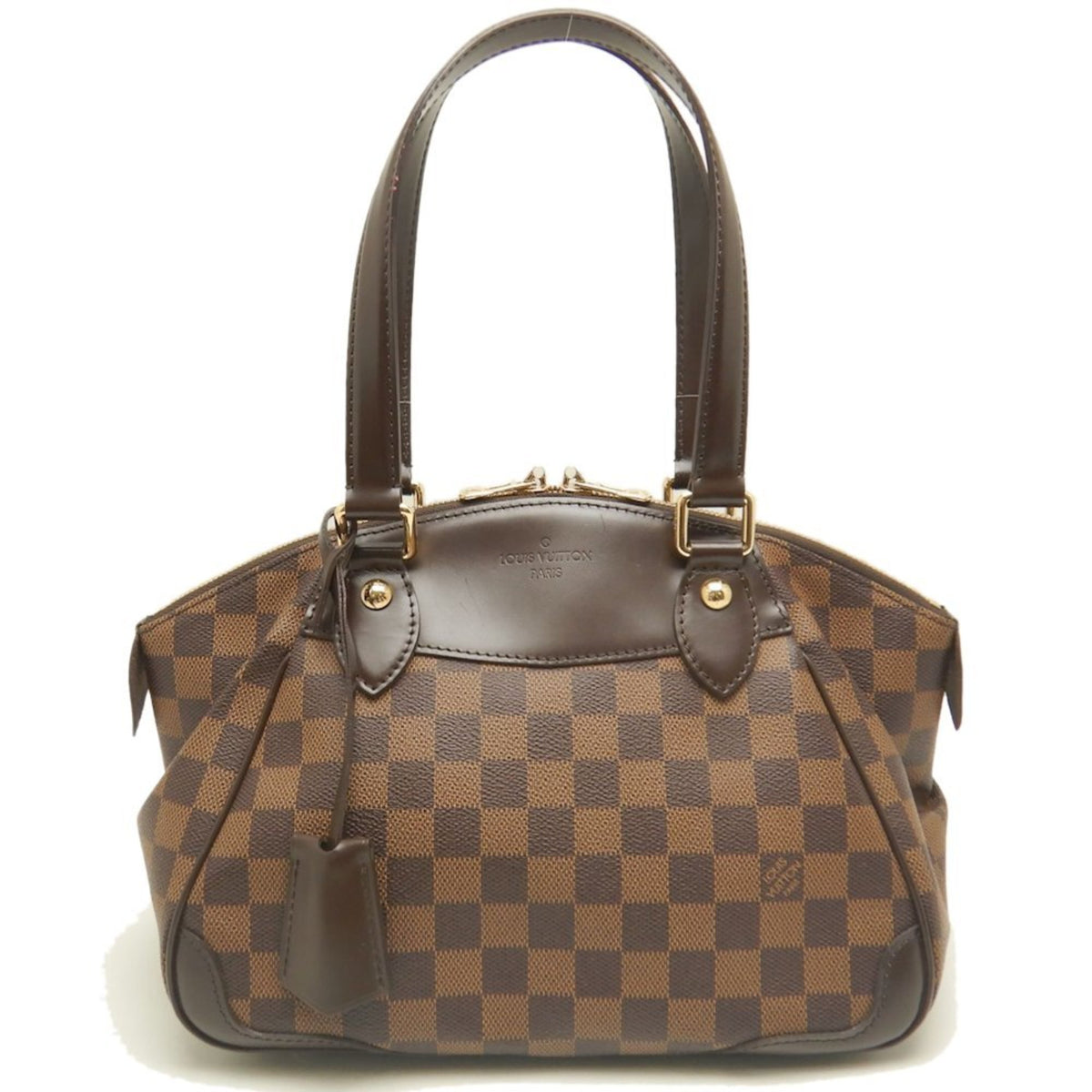 Louis Vuitton Damier Canvas Ebene Damier Canvas Handbag (Pre-Owned)